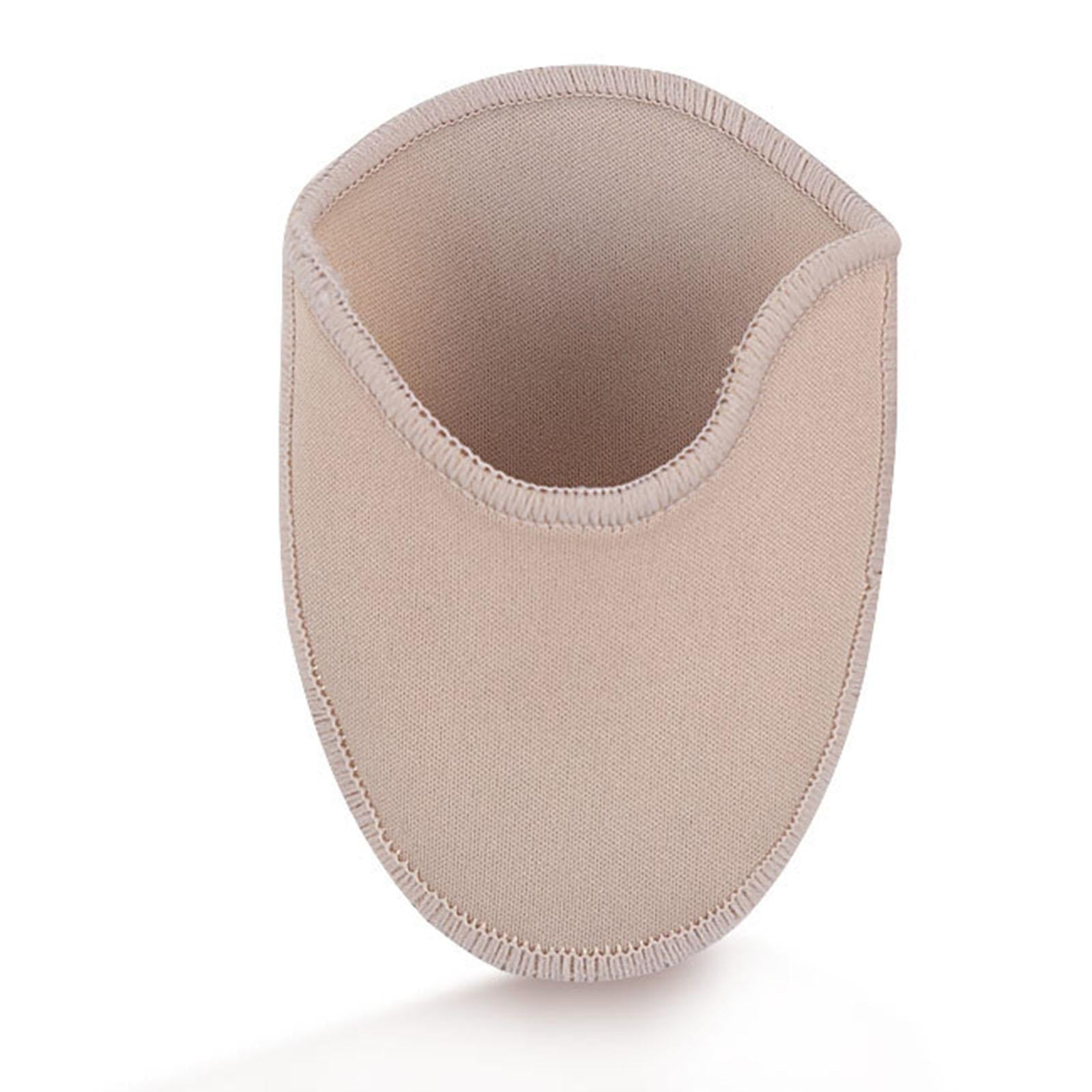 2Pieces Ballet Toe Pouches Cushion Toe Caps Soft Toe Covers Toe Protectors Long