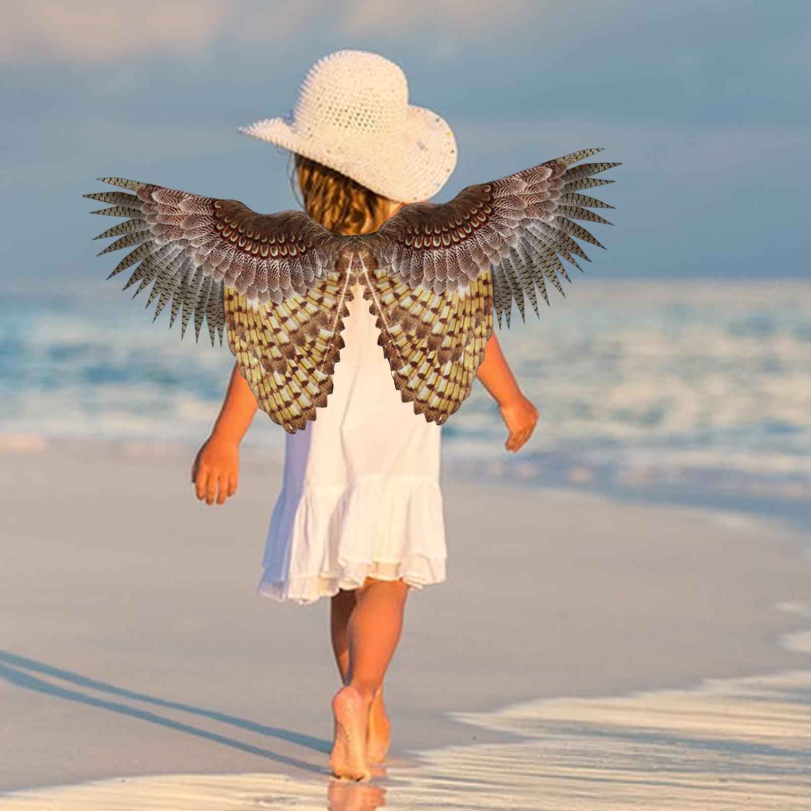 Bird Wing Children Kids Costume Accessories Owl Wing for Festival Birthday