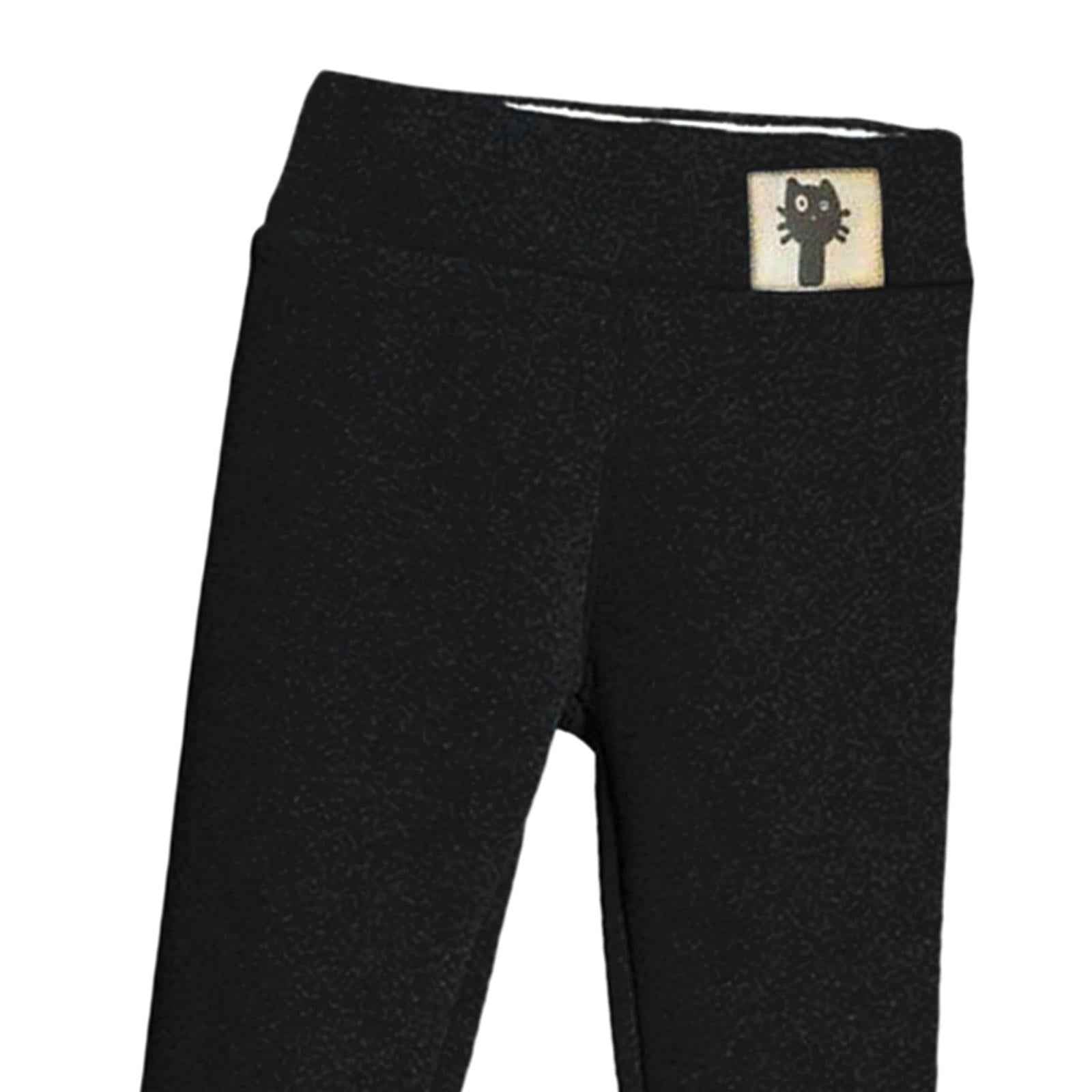 Women Fleece Lined Leggings Thick Velvet Tights Stretch Thermal Pant Casual S