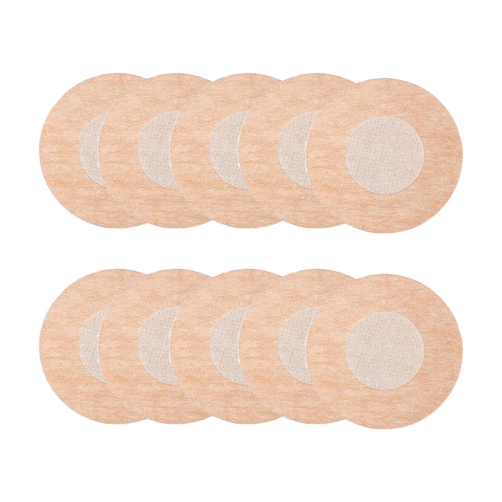 3xChest Pasties Underwear Flower Nipple Cover Petal for Women Dress round