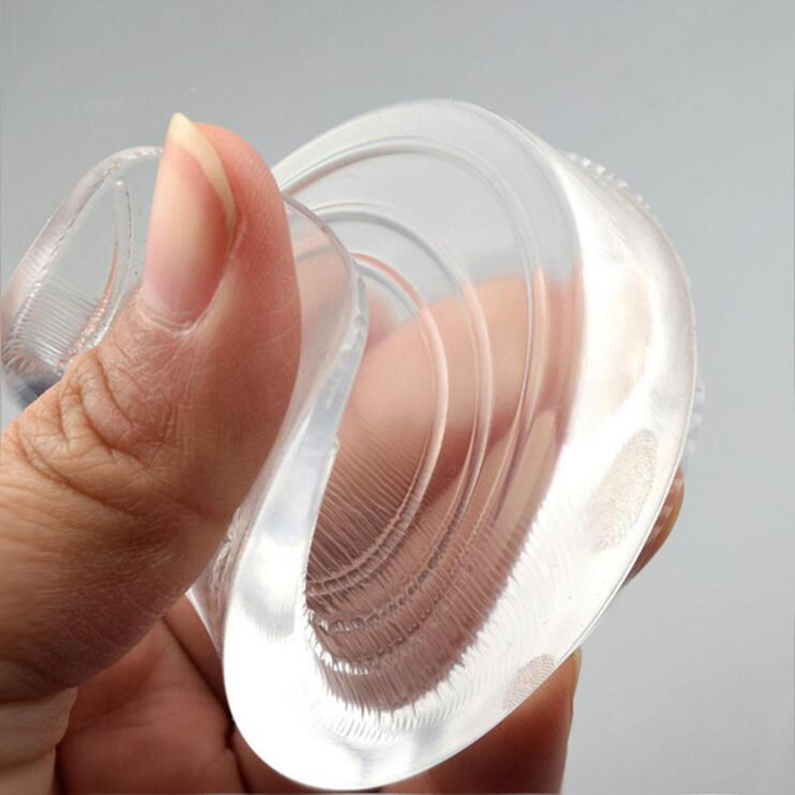 5x1 Pair Heel Lift Insert Invisible for High Heels Long Time Standing Hiking Men 3cm