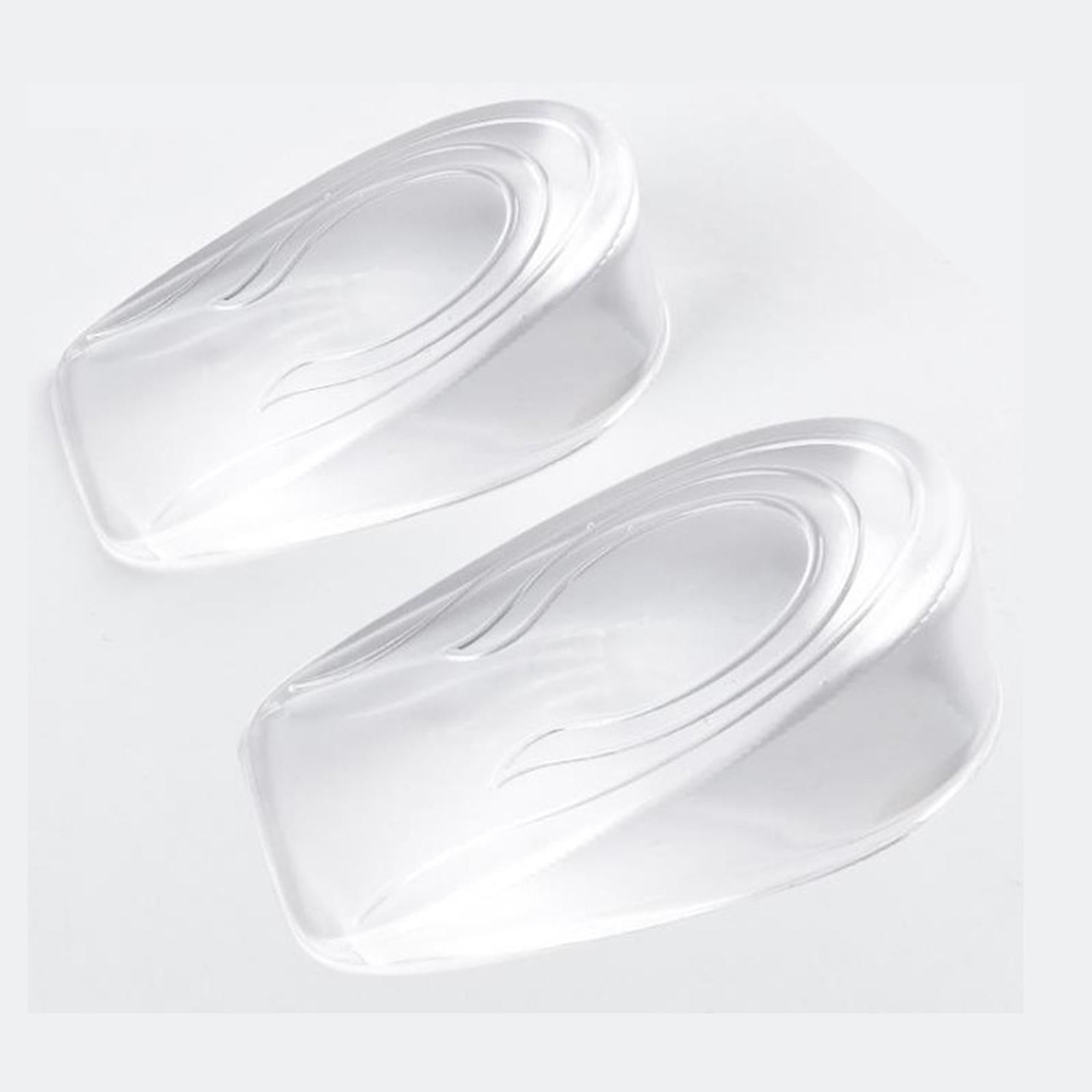 6x1 Pair Heel Lift Insert Invisible for High Heels Long Time Standing Hiking Men 3cm