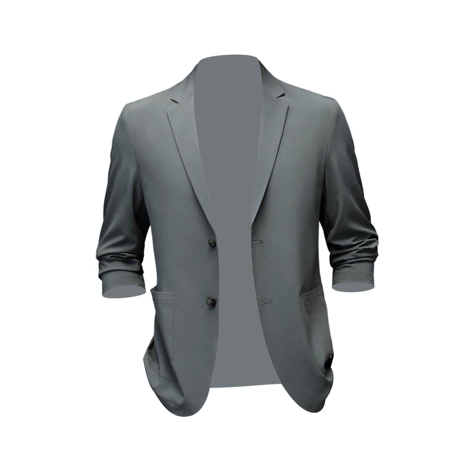Suit Jacket Men Mens Sport Coats and Blazers Suit for Party Office Festivals Gray Green Color L