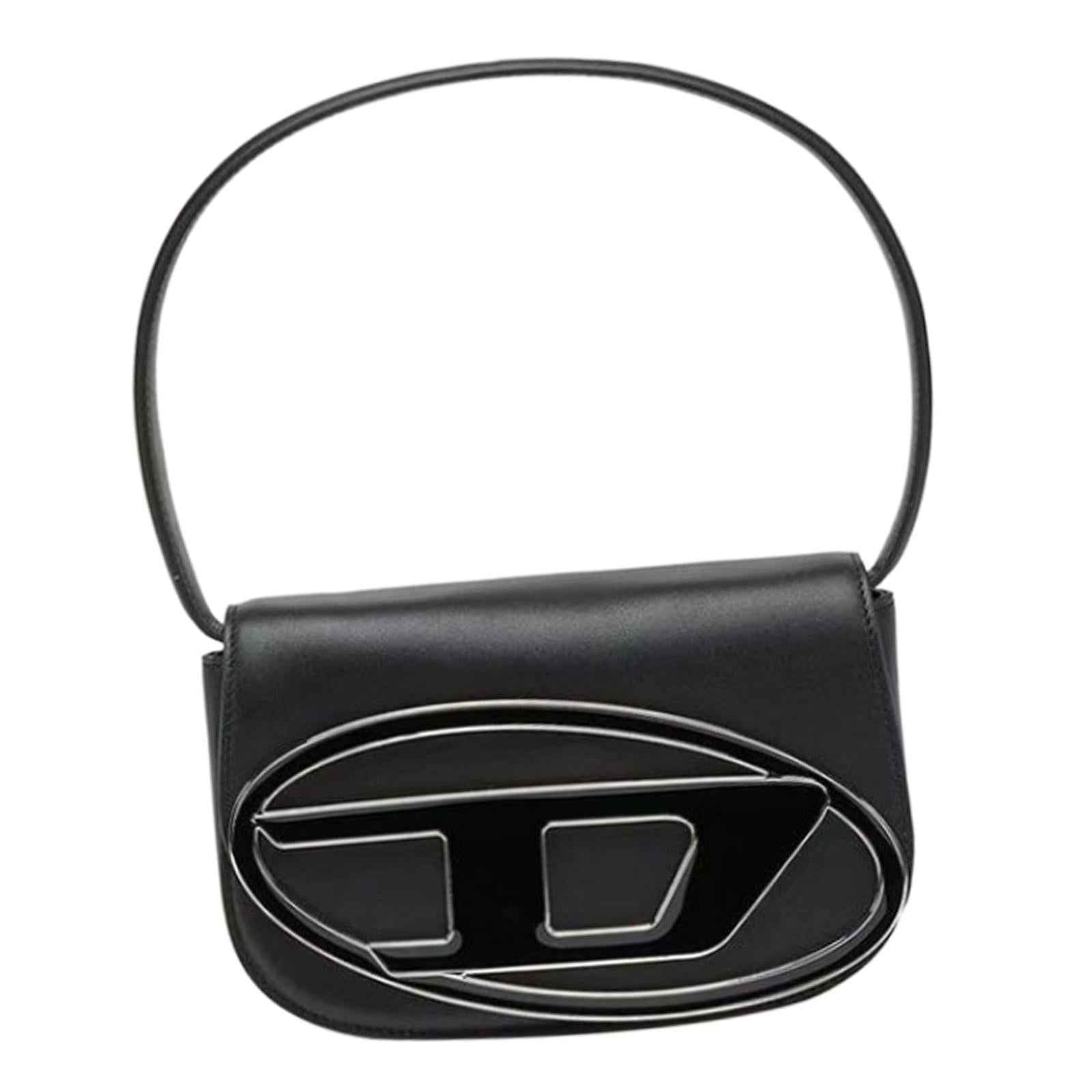 Womens Shoulder Bag Trendy Lightweight Clutch Purse PU Leather Underarm Bag Black