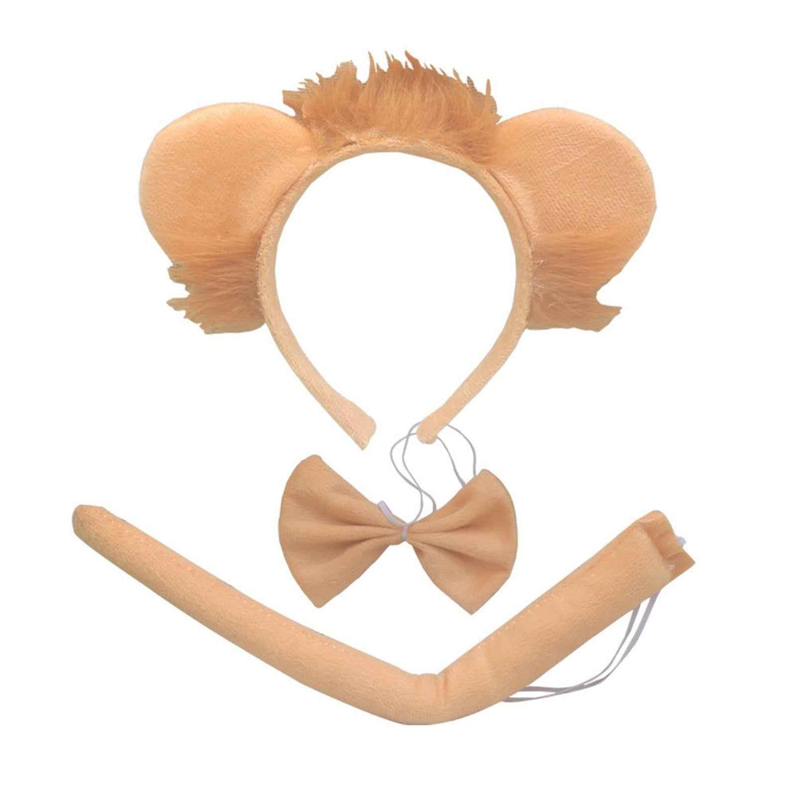 Lion Tail Ears Costume Set Cosplay for Masquerade Stage Performance Birthday