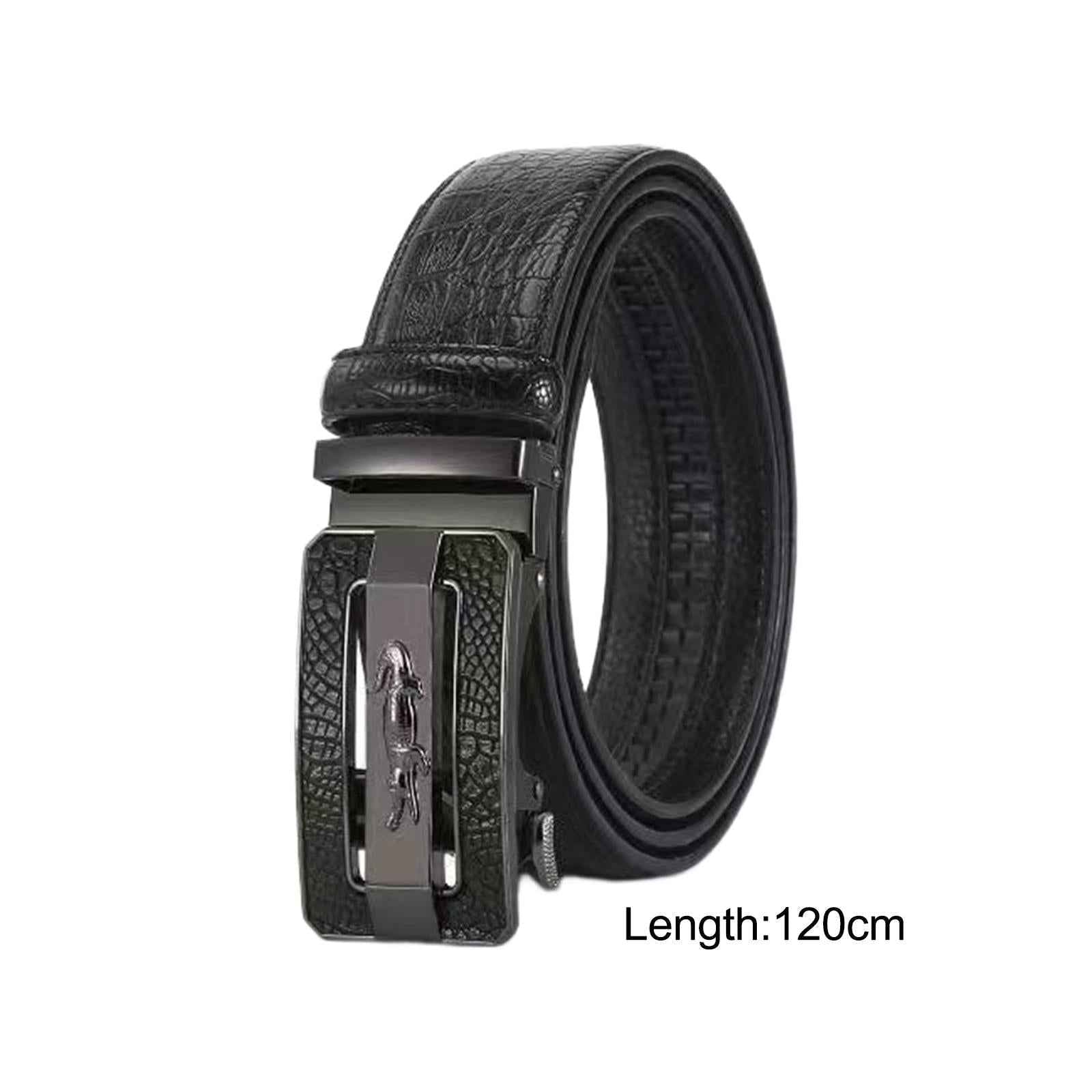 Men's Belt Metal Buckle Work Belt for Shirt Wedding Anniversary Gift