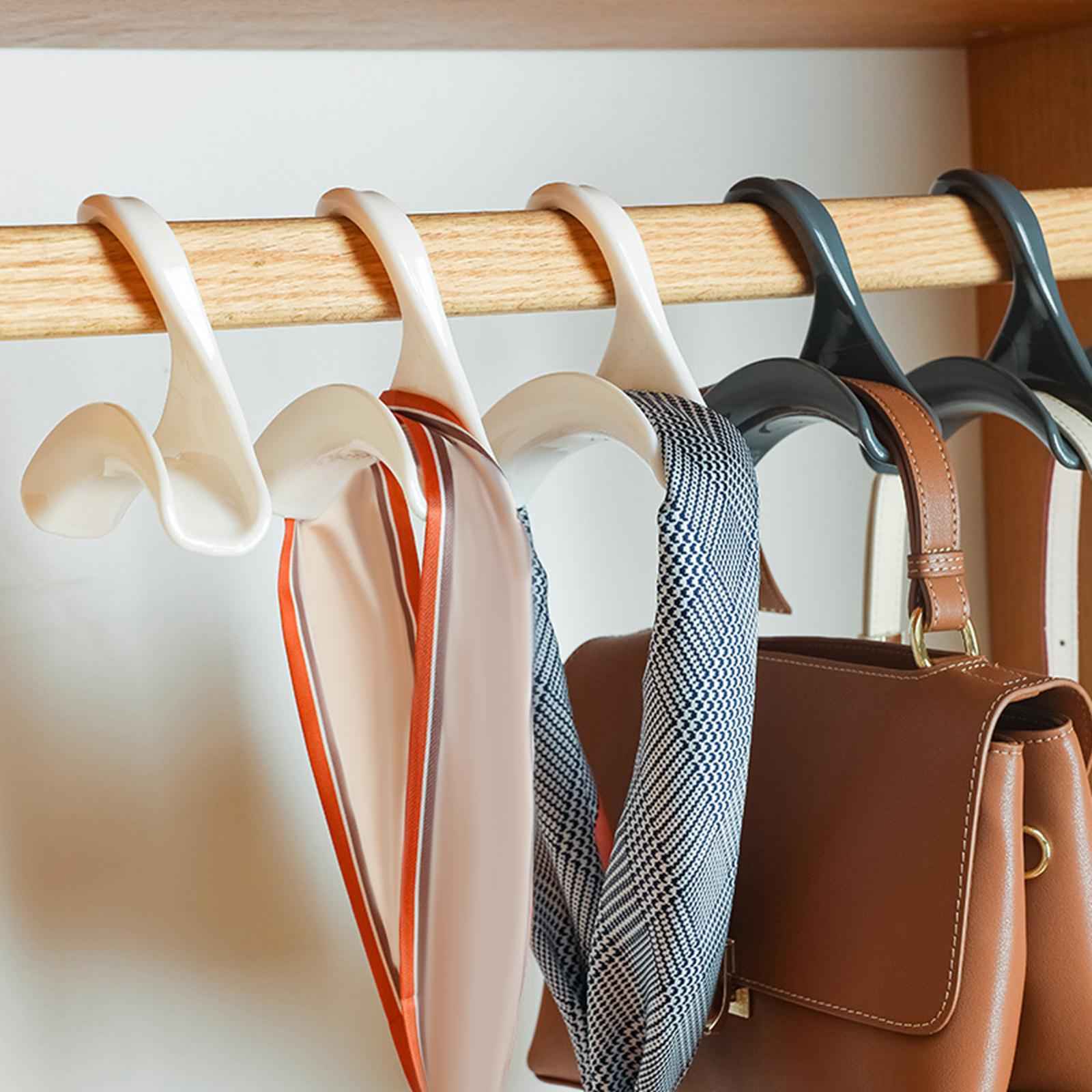 Purse Hanger Hook Wardrobe Tote Bag Rack Holder for Handbags Satchels Purses White Black
