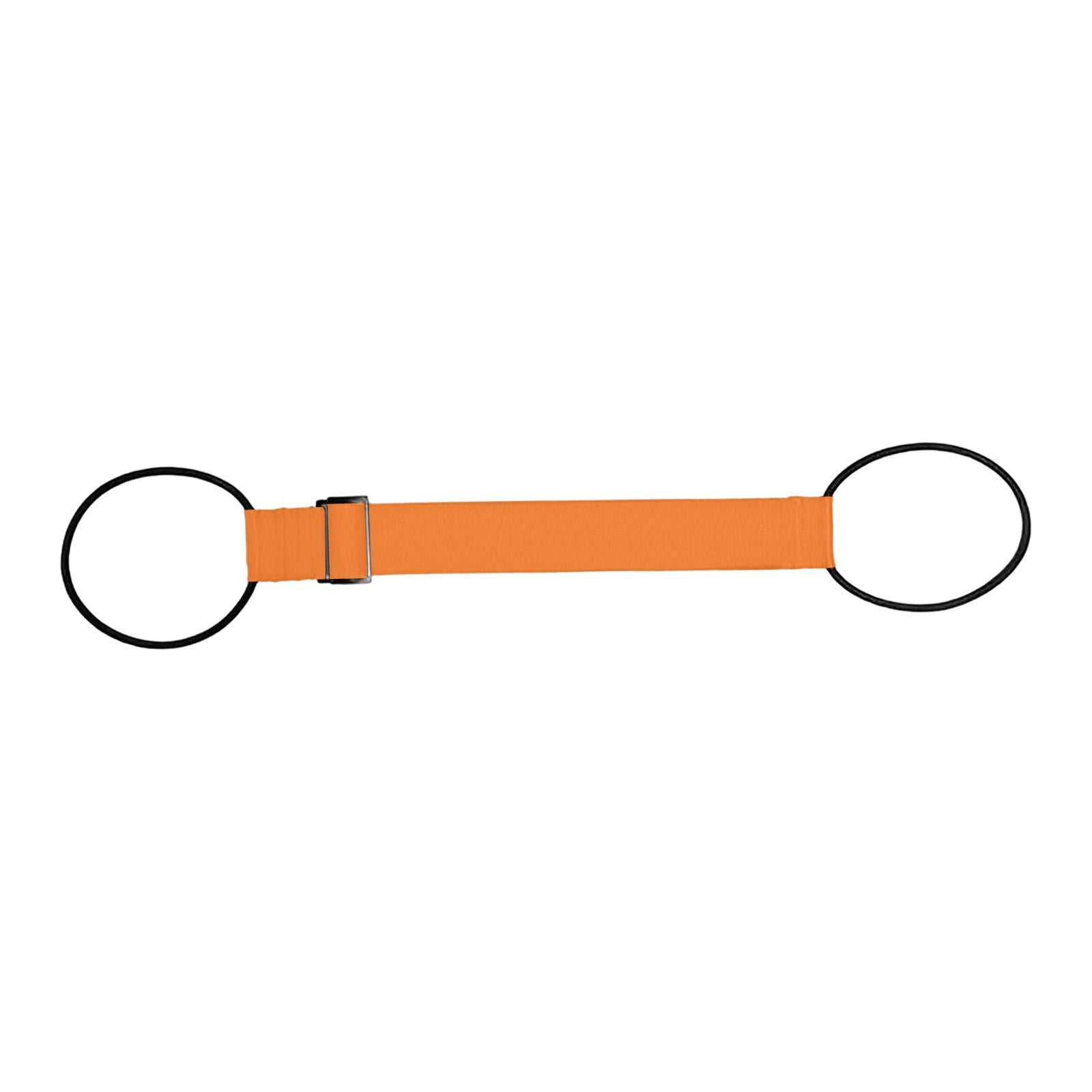 2xLuggage Strap Webbing Practical Suitcase Belt for Outdoor Holidays Vocations Orange