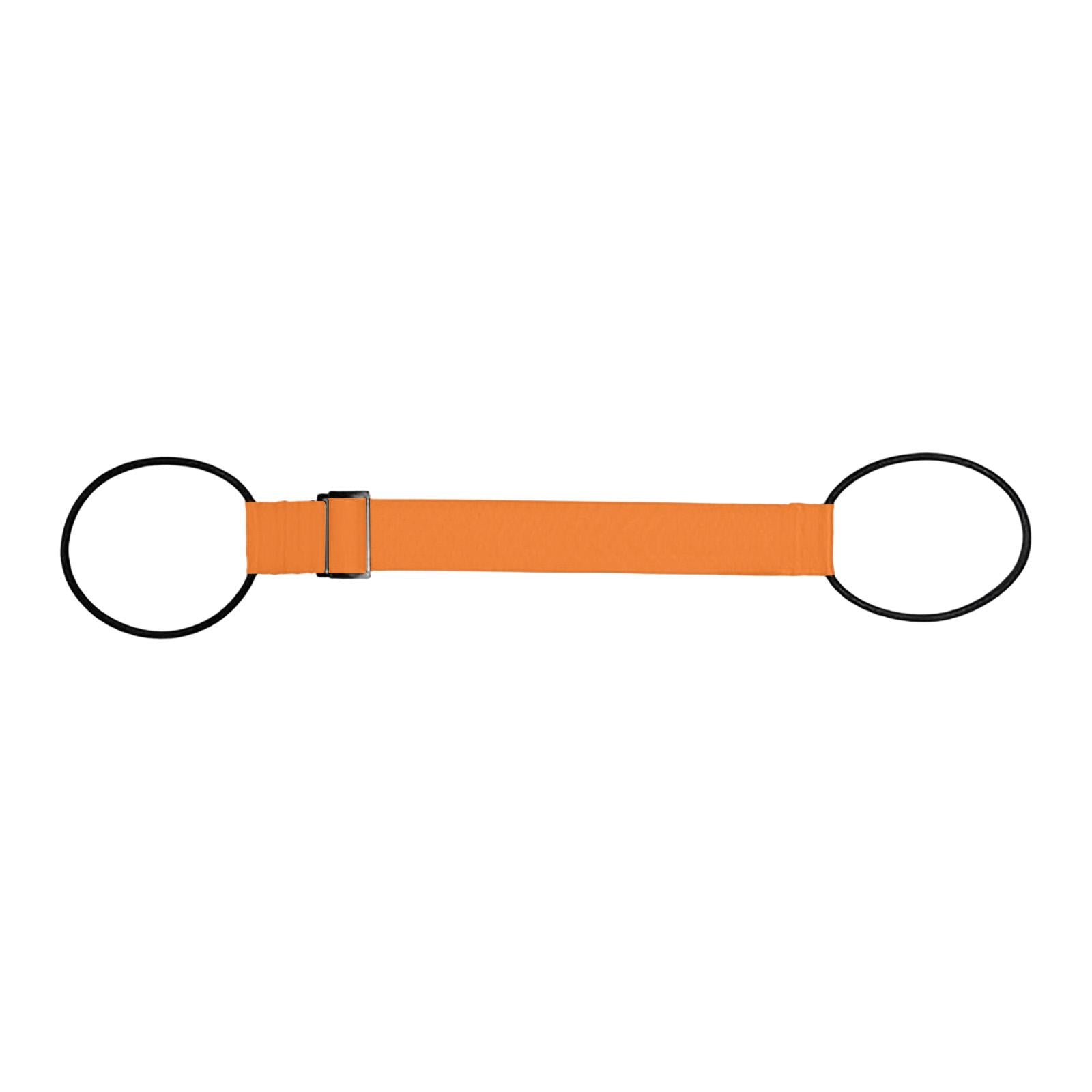 2xLuggage Strap Webbing Practical Suitcase Belt for Outdoor Holidays Vocations Orange