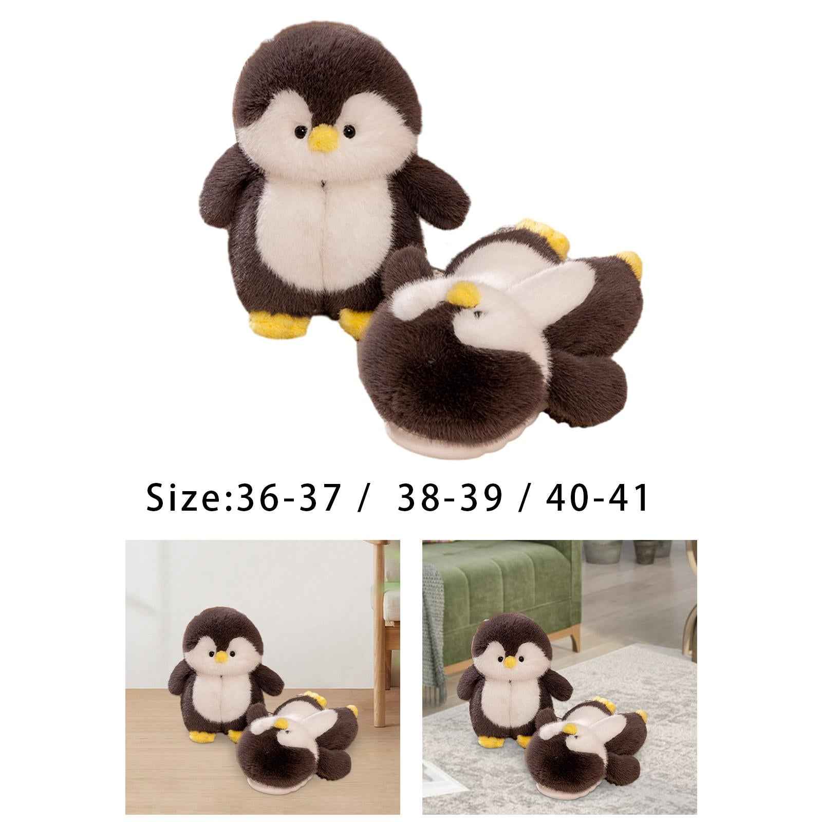 Indoor Slippers Wood Floor Slippers Cute House Slipper Shoes for Male Female 36 to 37