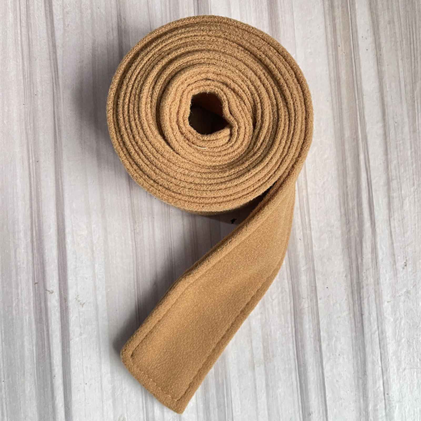 Women Woolen Overcoat Waist Belt Wide Waist Belt for Travel Commuting Street Khaki