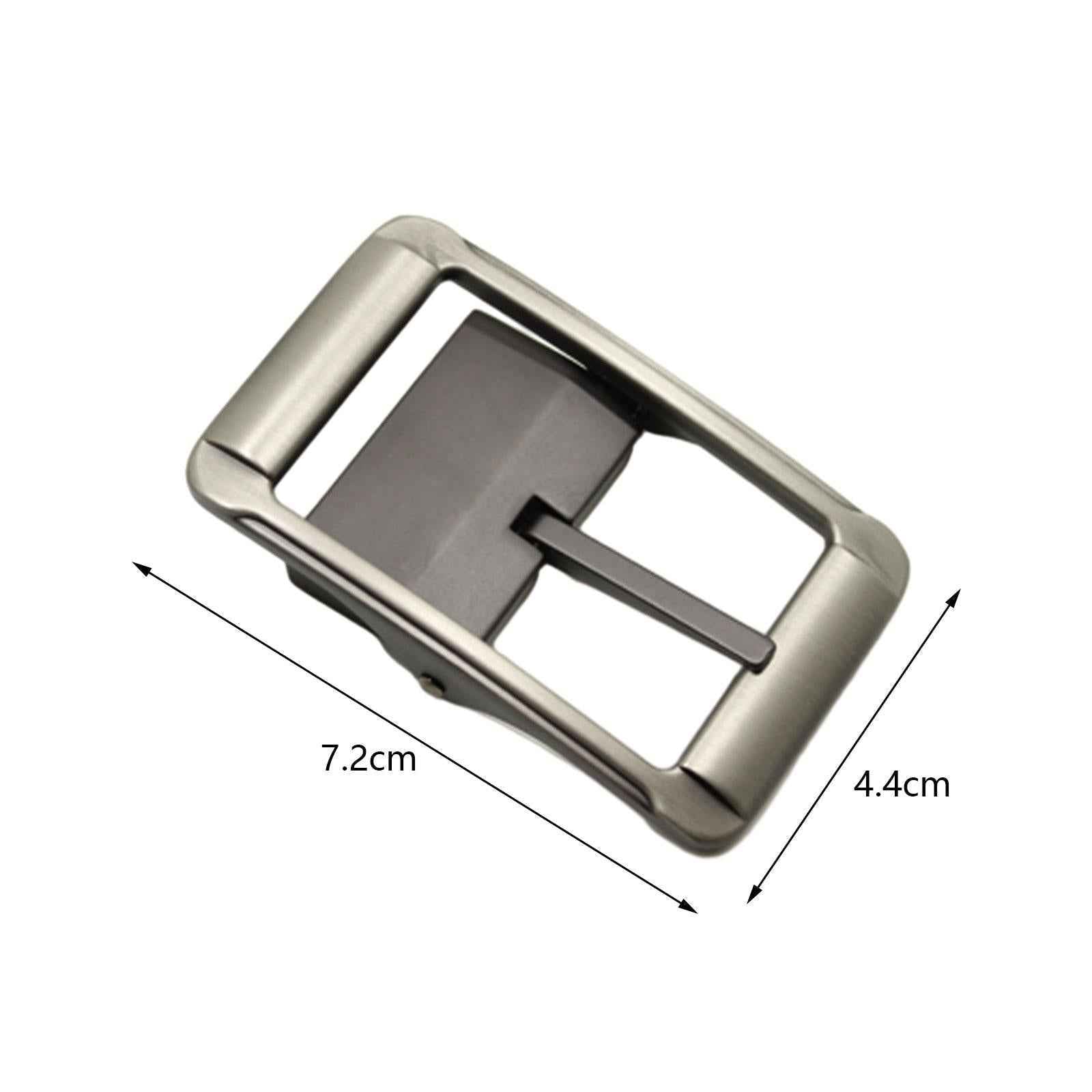 Alloy Belt Buckle Luxury for Leather Strap Reversible Zinc Alloy Replacement