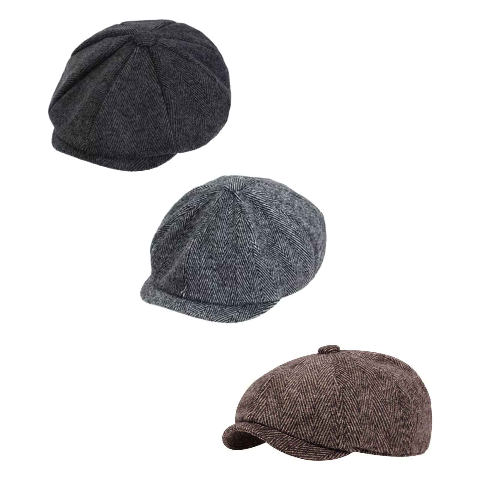 Beret Hat Gift Golf Hat Spring Casual Painter Hat for Outdoor Fishing Hiking Dark Grey