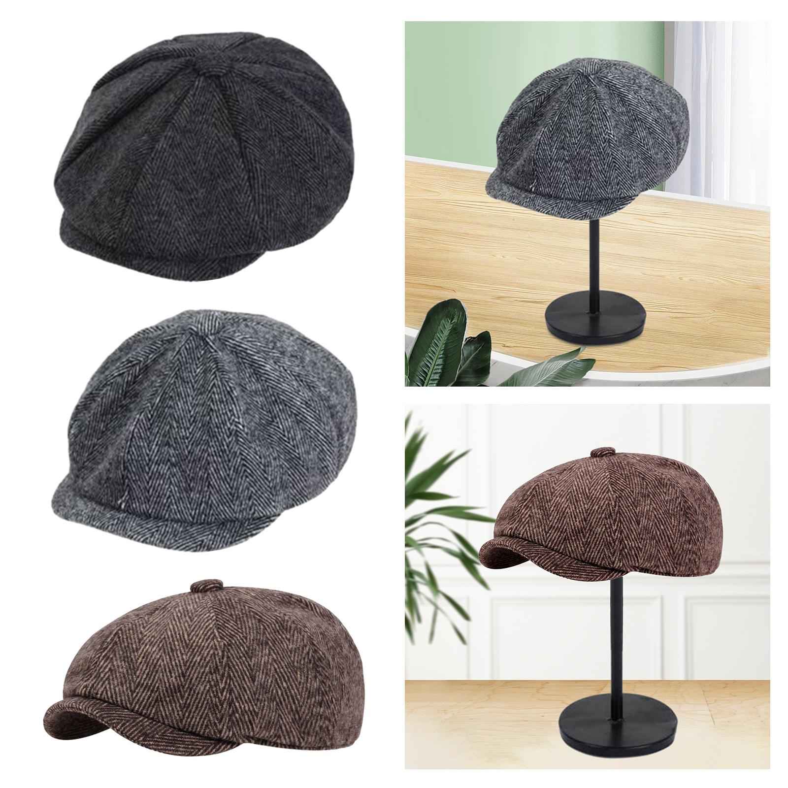 Beret Hat Gift Golf Hat Spring Casual Painter Hat for Outdoor Fishing Hiking Dark Grey