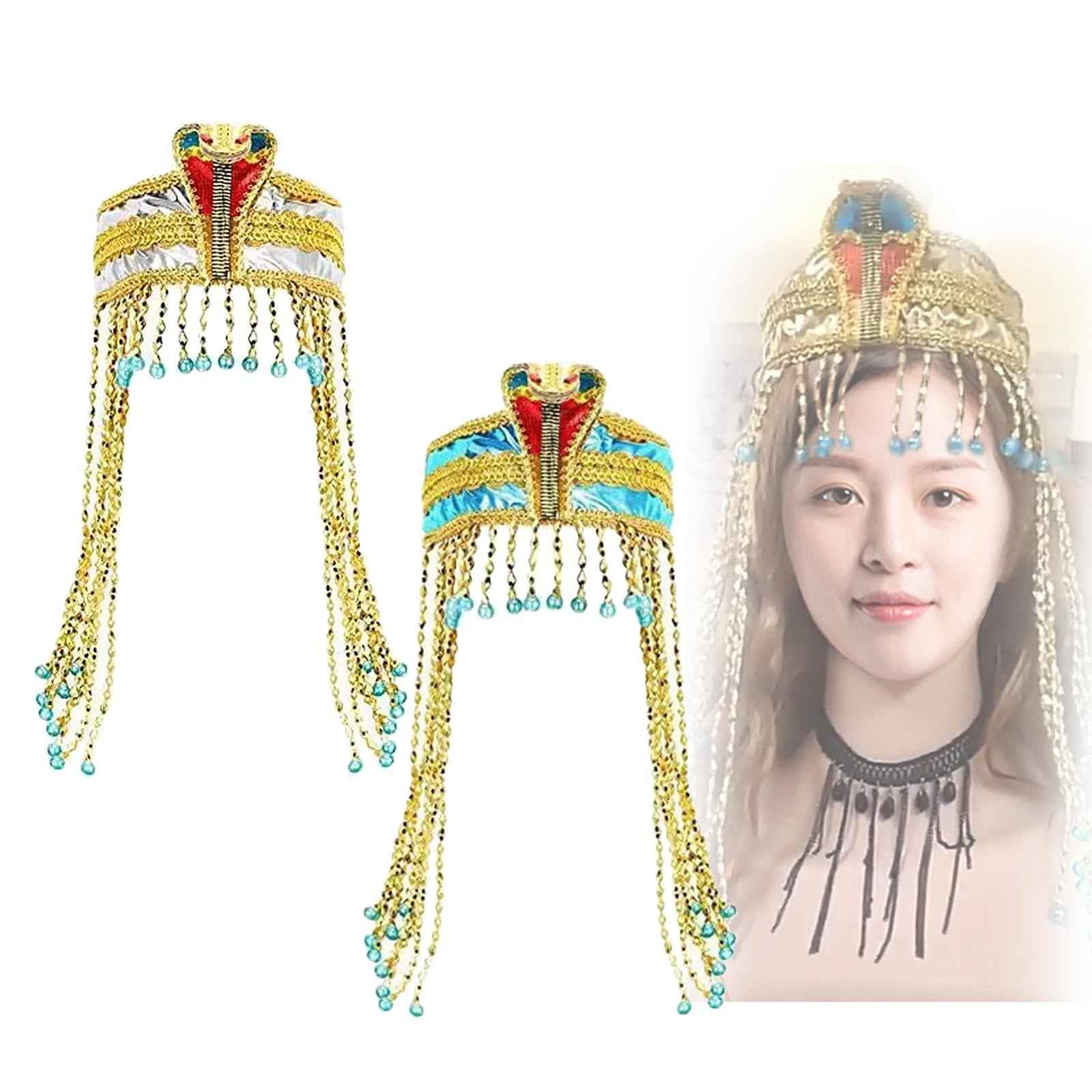 Egyptian Headpiece Egyptian Costume Accessories for Holiday Party Photo Prop Silver