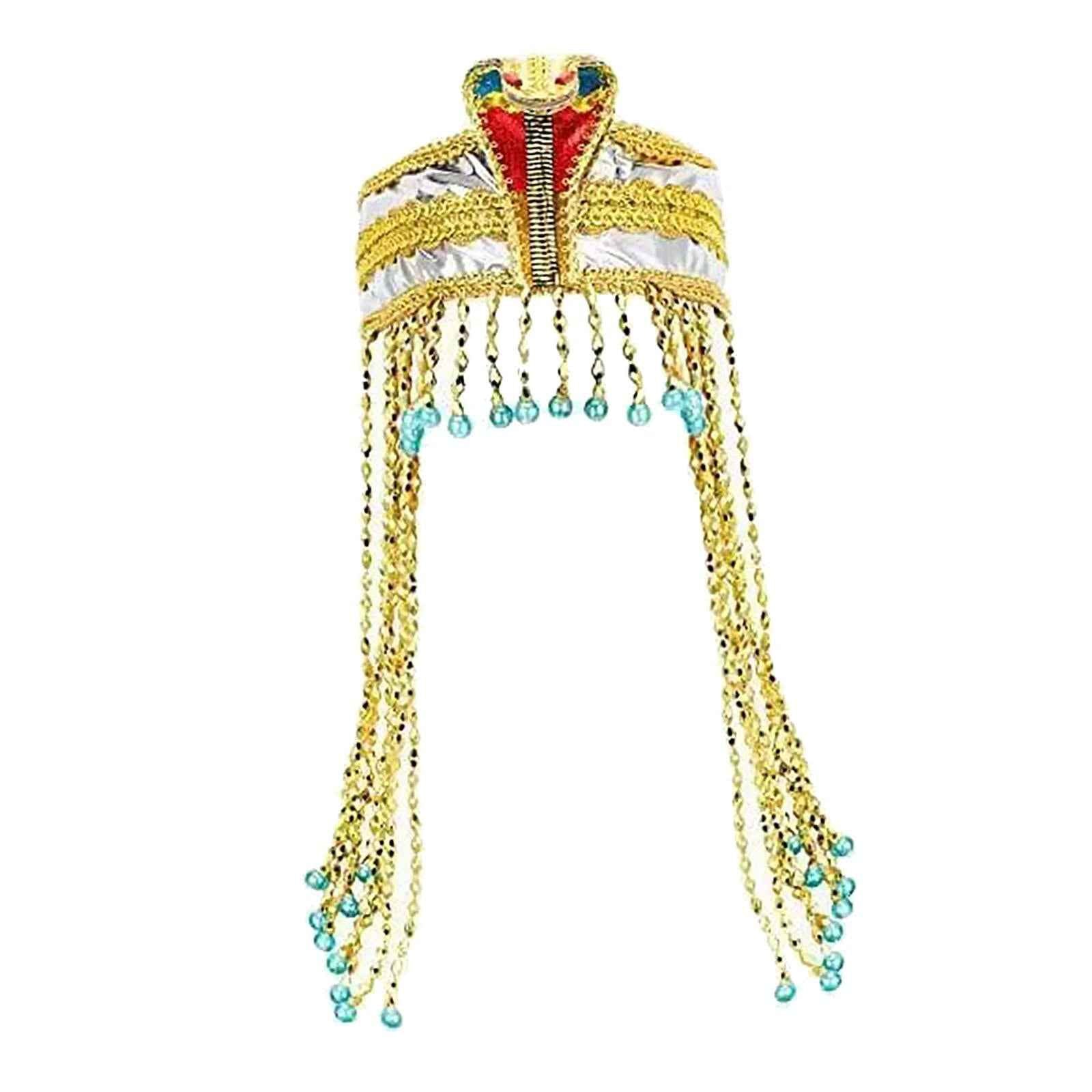 Egyptian Headpiece Egyptian Costume Accessories for Holiday Party Photo Prop Silver