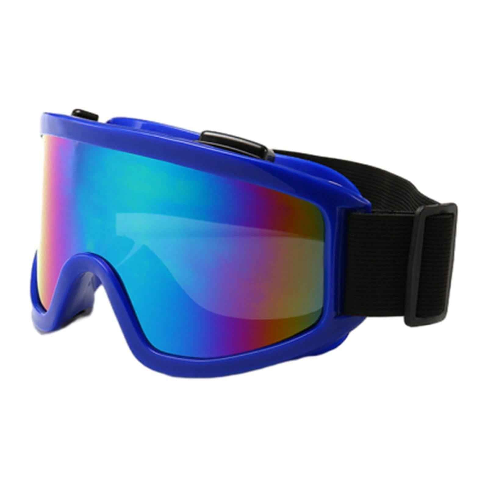 Ski Goggles Eyewear Adult Snowboard Goggles for Motorcycle Cycling Snowboard Blue Frame