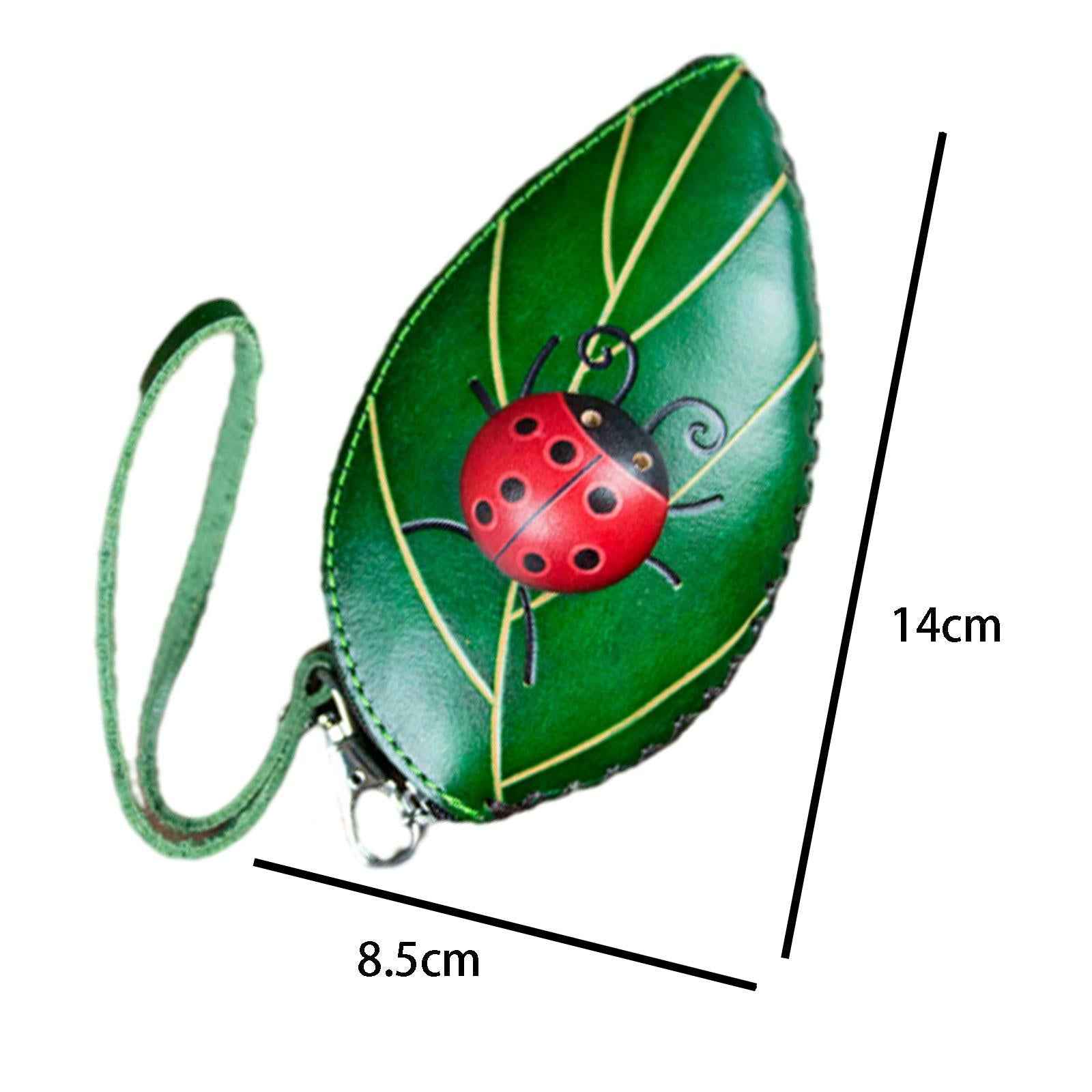 Leaf Purse Lady Handbag Fashion Women Wallet for Commuting Street Party Green