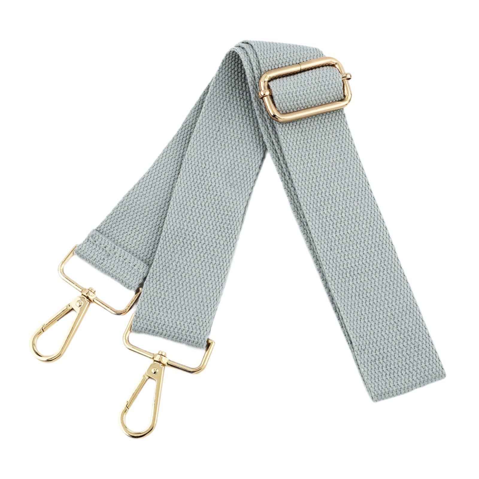 Wide Shoulder Strap Belt Purse Strap for Shoulder Bag Purse Making Briefcase Gray