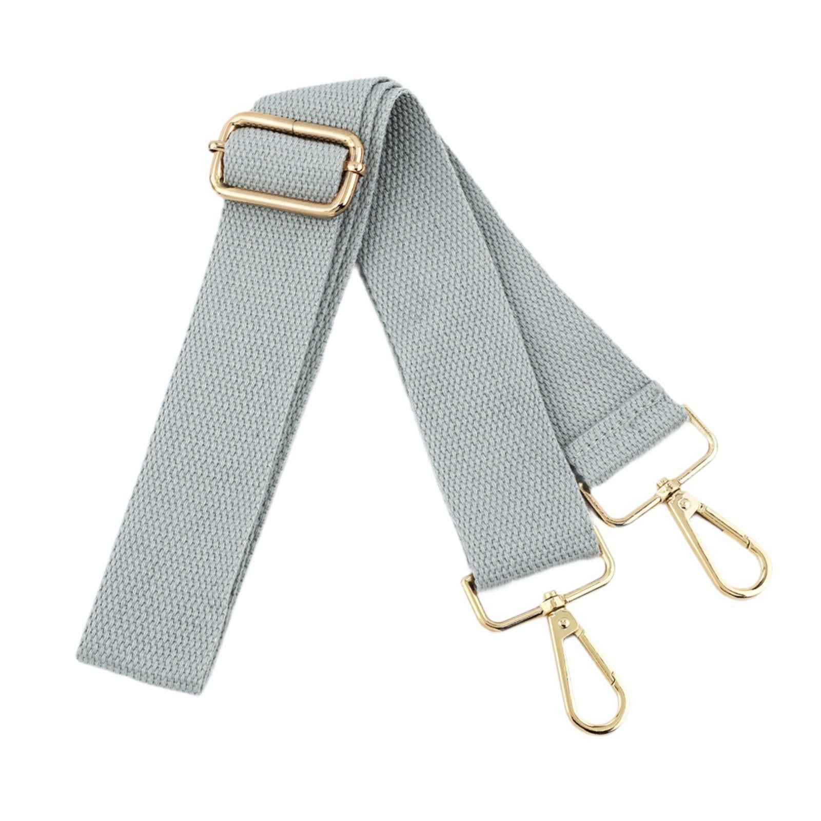Wide Shoulder Strap Belt Purse Strap for Shoulder Bag Purse Making Briefcase Gray