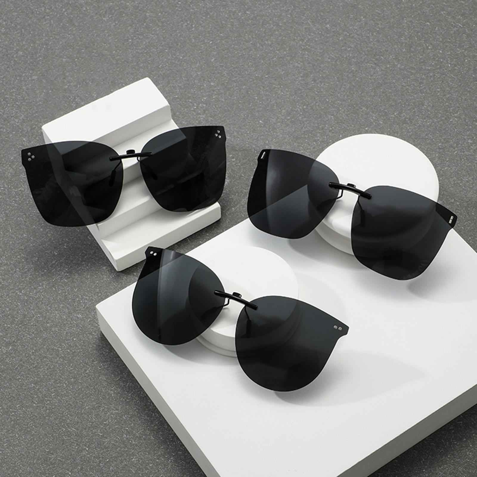 Clip on Sunglasses Polarized Supplies Eyeglasses for Traveling Sport Fishing Style A
