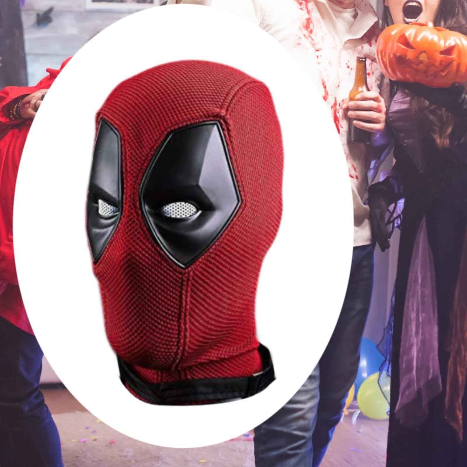 Red Hood Masks, for Men Women Face Mask for Party Favor Night Club Christmas