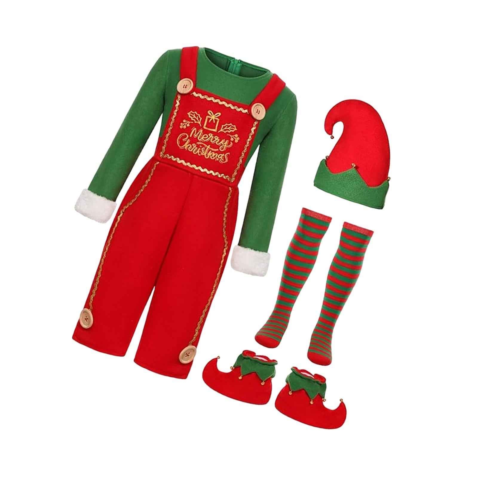Christmas Costume Children Kids Clothes Set for Role Playing Festivals Party for Boys 110