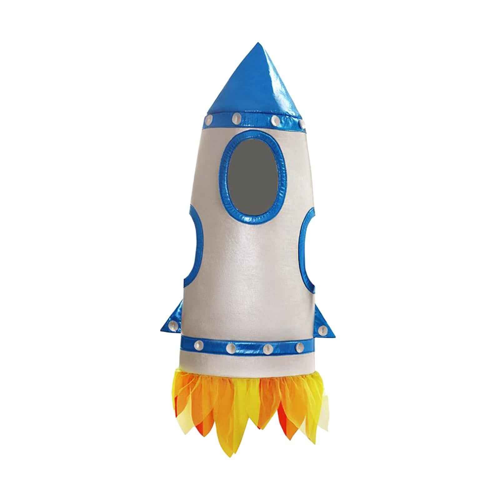 Rocketship Costume for Kids Funny Suit Bodysuit for Party Halloween Festival M