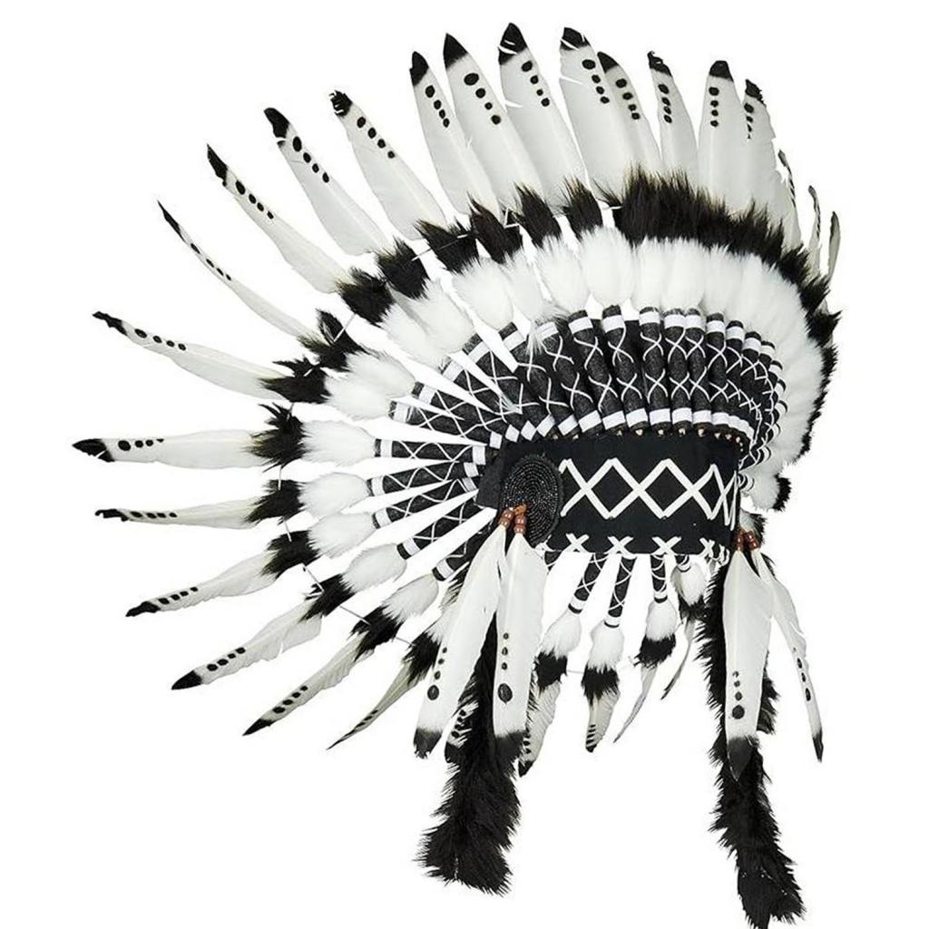Indian Headdress American Chief Indian Native Hat for Dance Show Performance