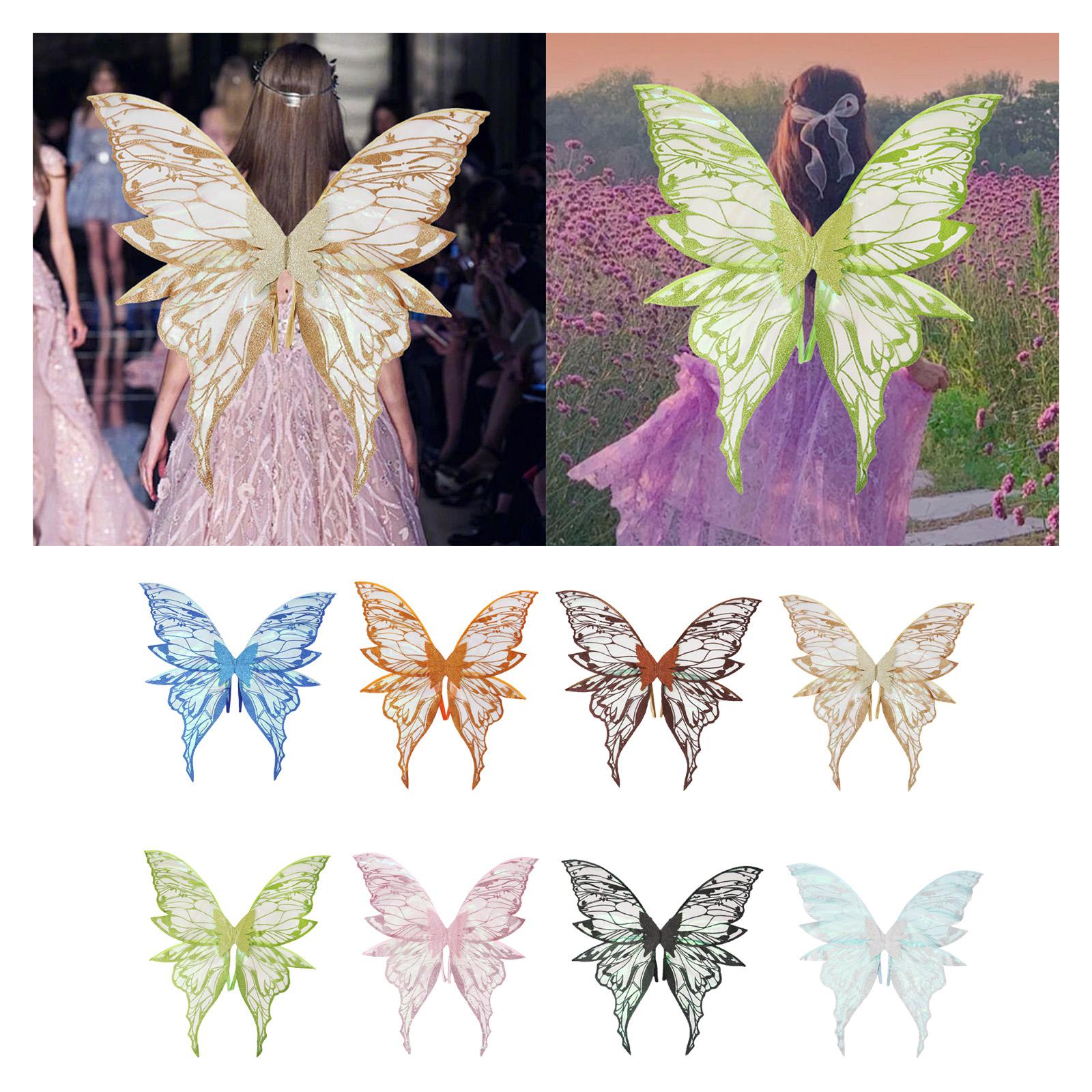 Butterfly Wing Lightweight Fairy Wing for Festival Role Play Masquerade Blue