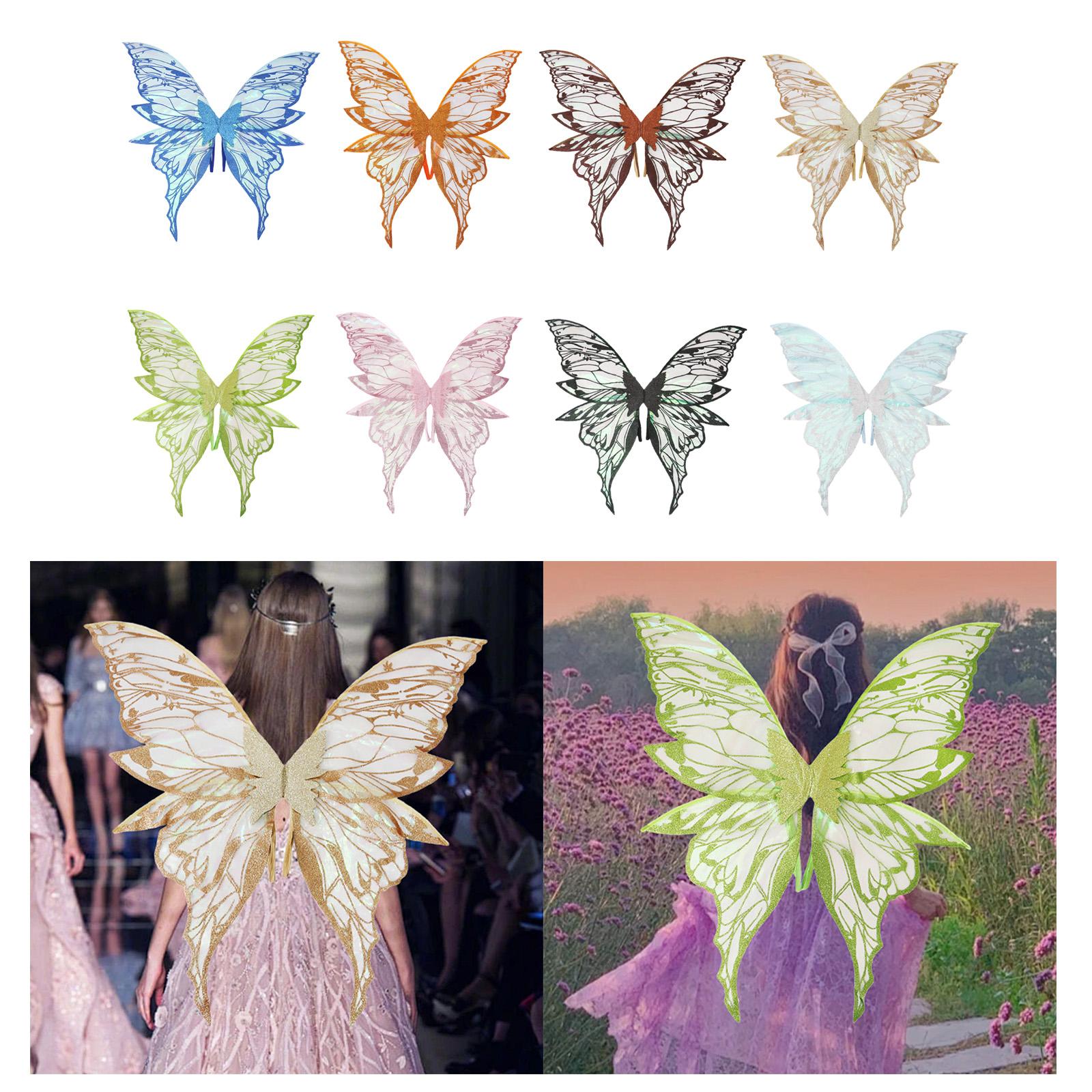 Butterfly Wing Lightweight Fairy Wing for Festival Role Play Masquerade Blue