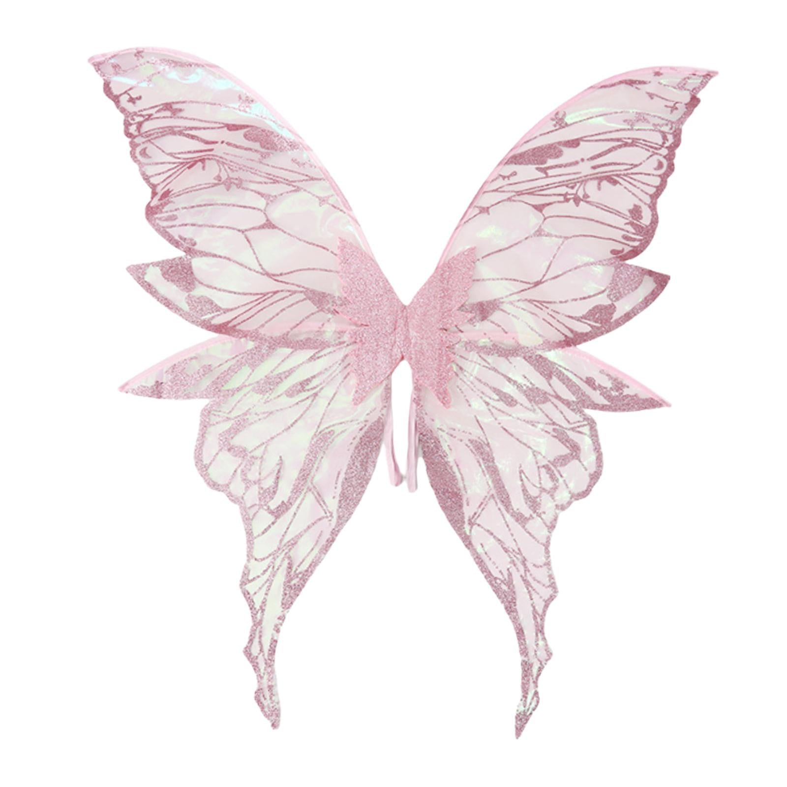 Butterfly Wing Lightweight Fairy Wing for Festival Role Play Masquerade Pink
