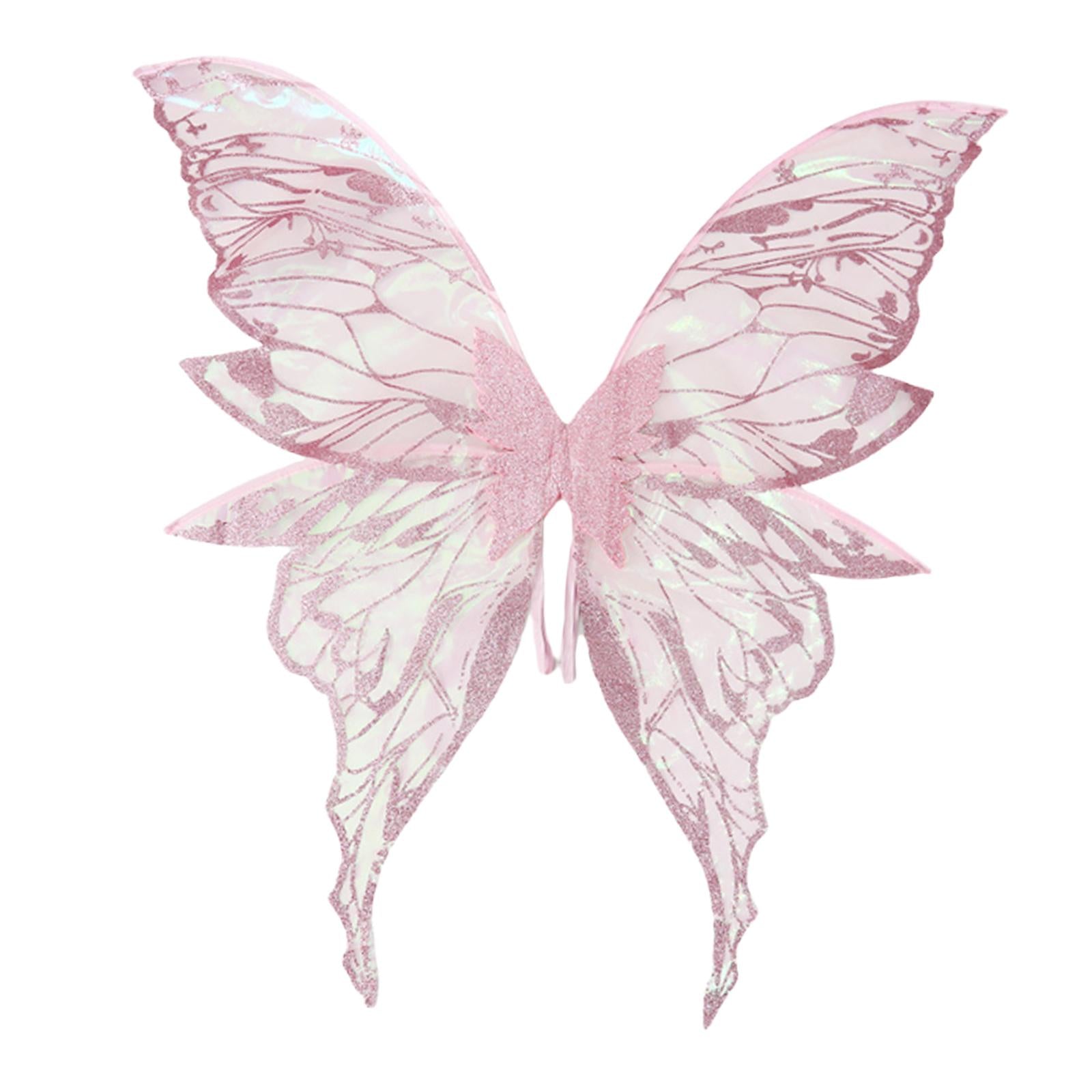 Butterfly Wing Lightweight Fairy Wing for Festival Role Play Masquerade Pink