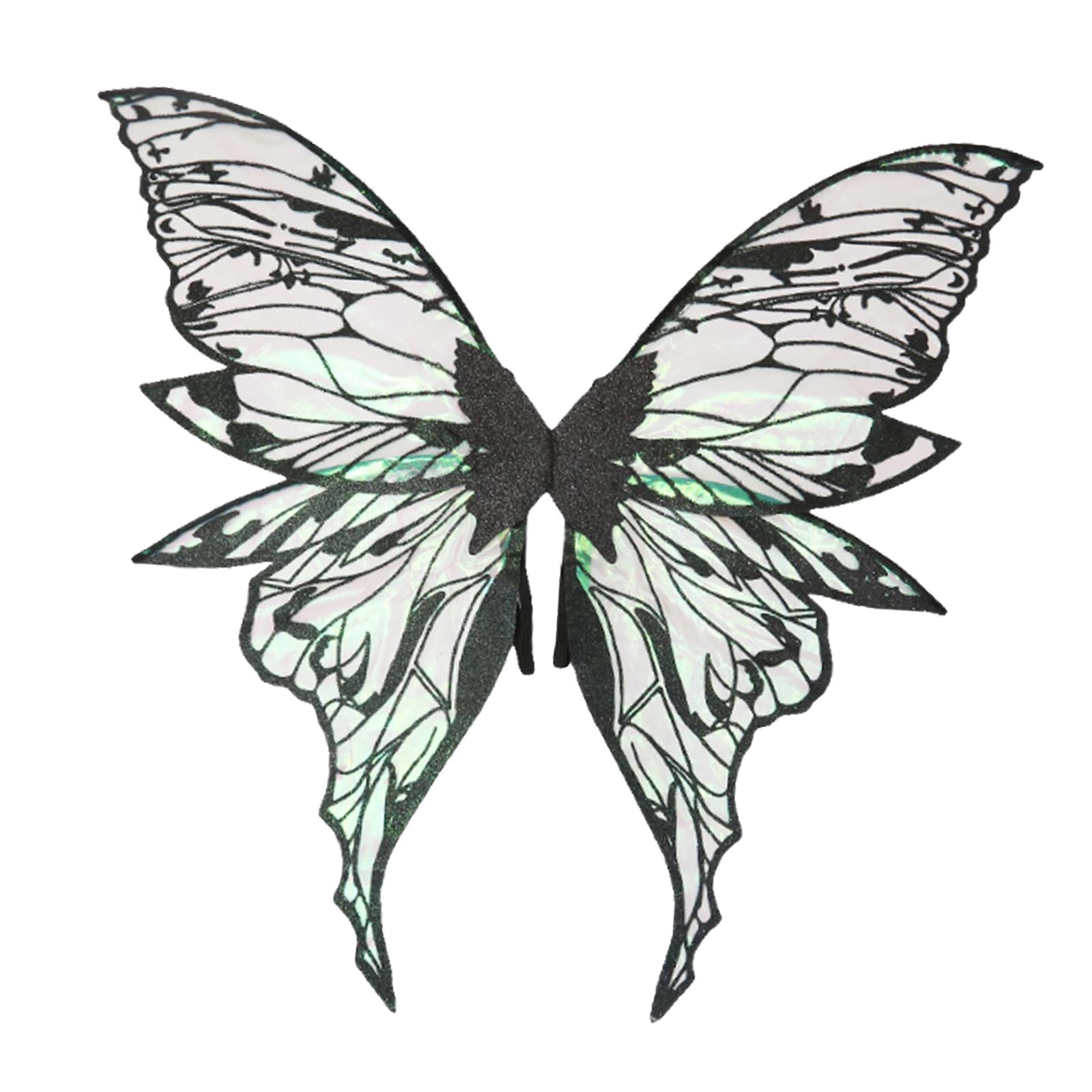 Butterfly Wing Lightweight Fairy Wing for Festival Role Play Masquerade Black