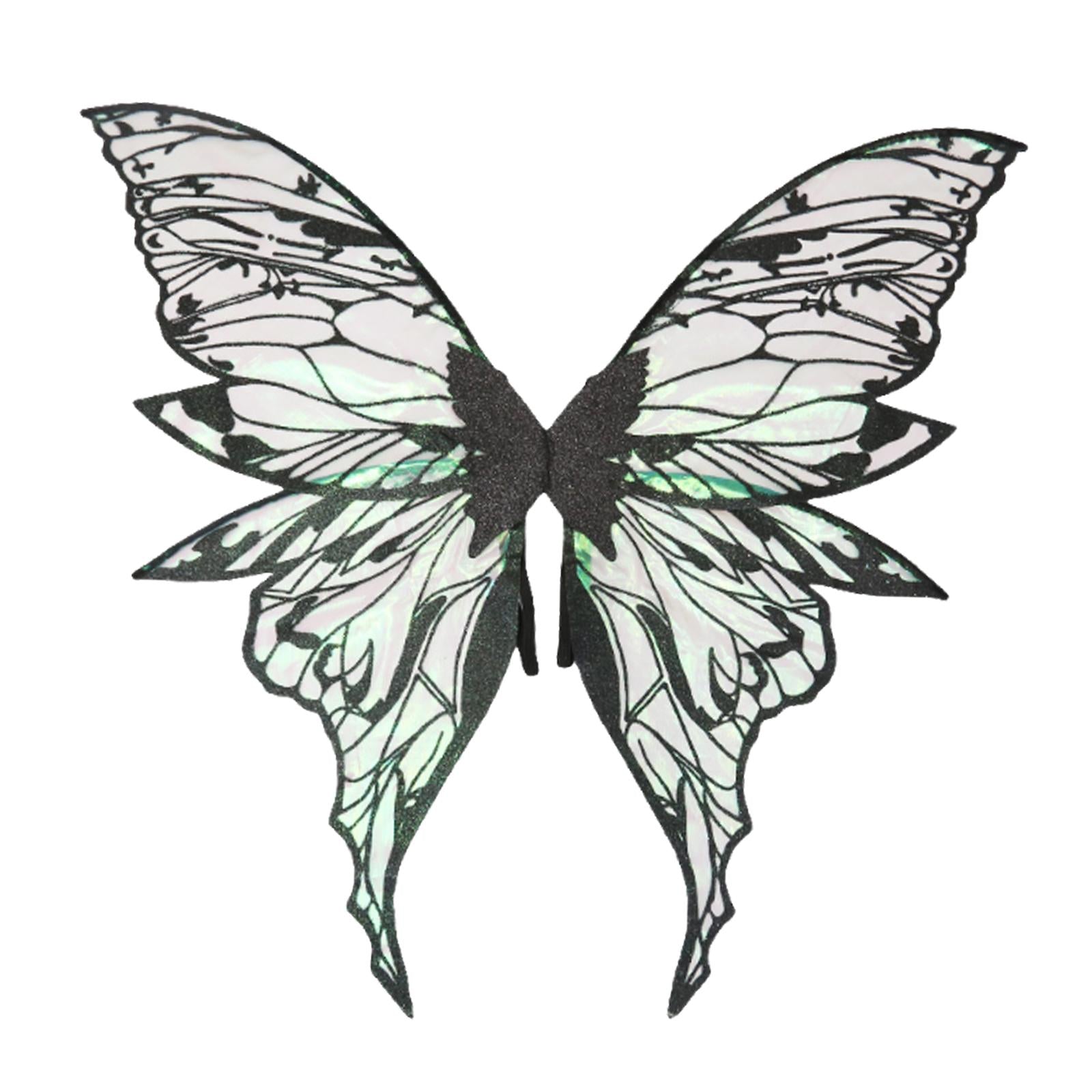 Butterfly Wing Lightweight Fairy Wing for Festival Role Play Masquerade Black