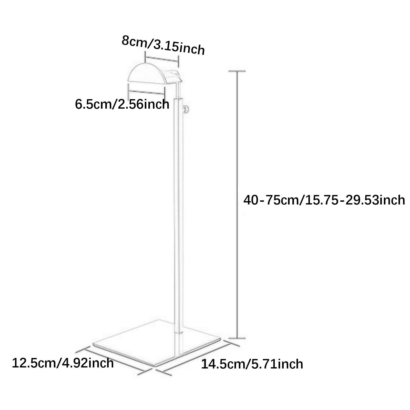 Bag Display Stand Stable Metal Handbag Rack for Shopping Mall Personal Store