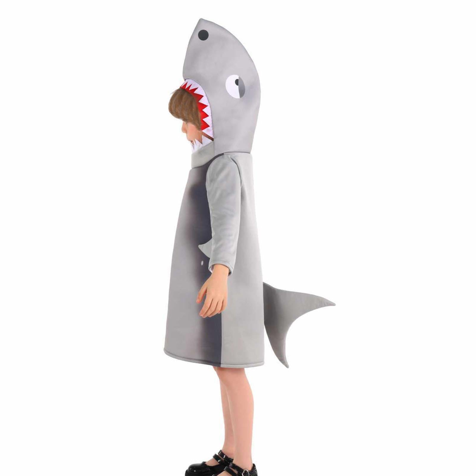 Child Shark Costume Animal Cosplay Outfit for Themed Party Carnival Festival 84cm