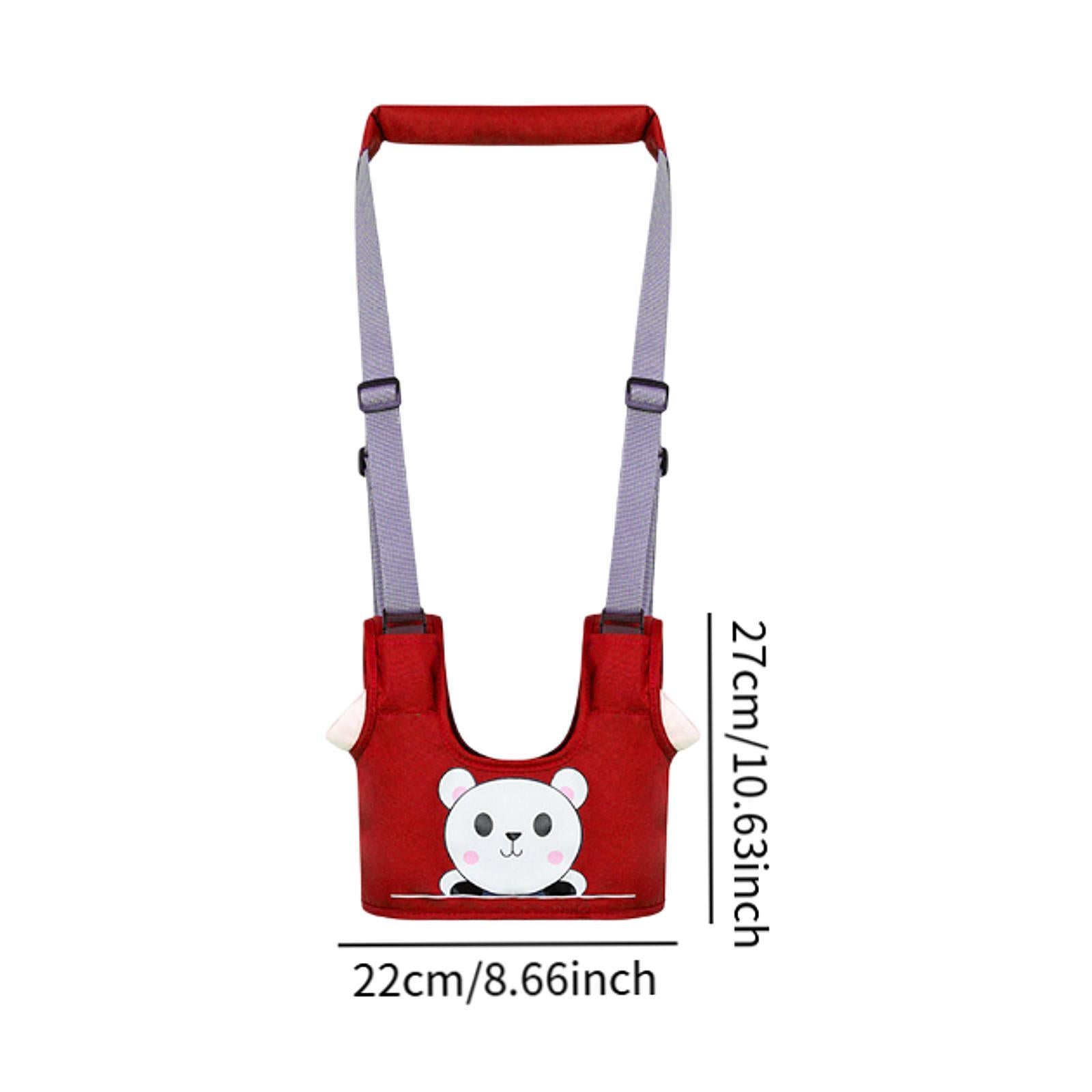 Baby Walking Harness Adjustable Learning Portable Kids Walk Helper for Child Red