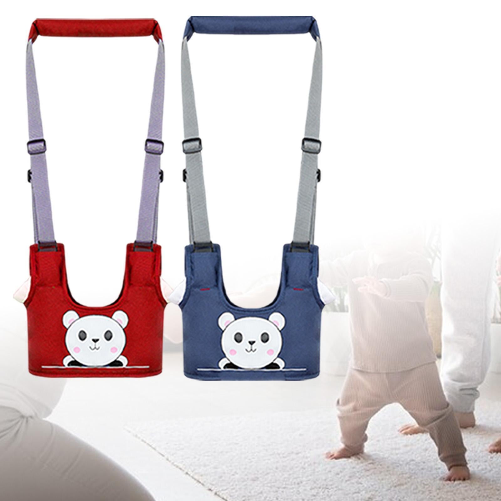Baby Walking Harness Adjustable Learning Portable Kids Walk Helper for Child Red