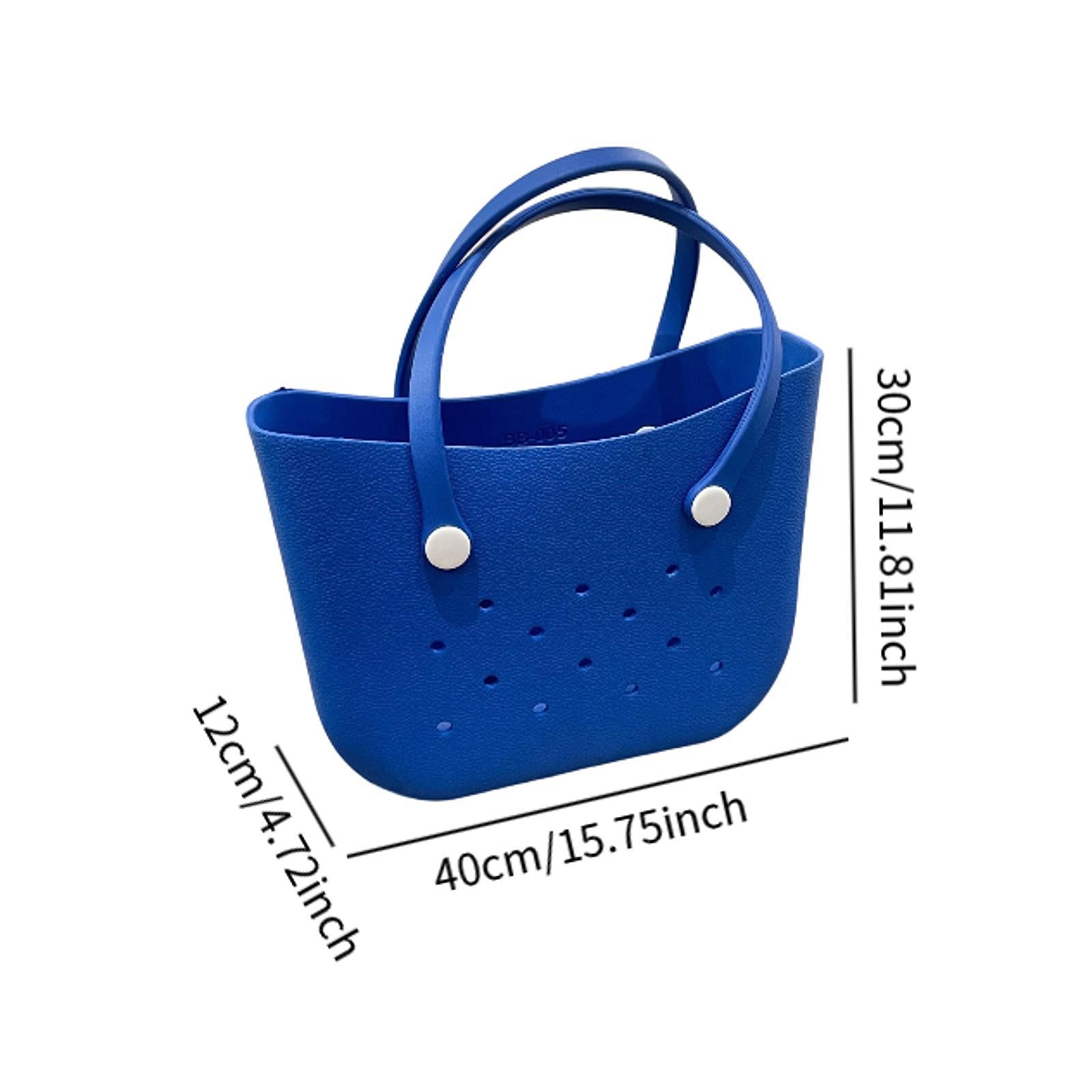 Beach Handbag Trendy Portable EVA Perforated Bag for Gym Birthday Gift Trips