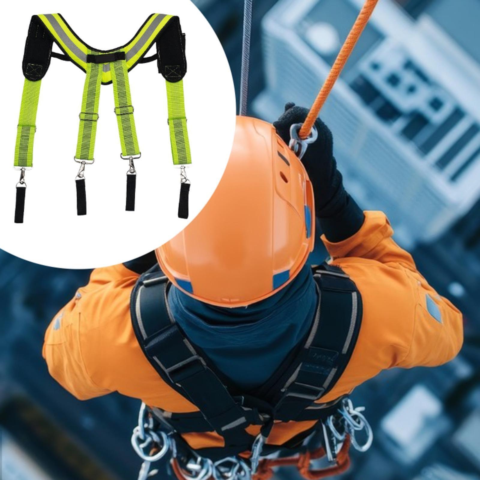 Tool Belt Suspender Heavy Duty Electrician Farmer Construction Bag Suspender Style B