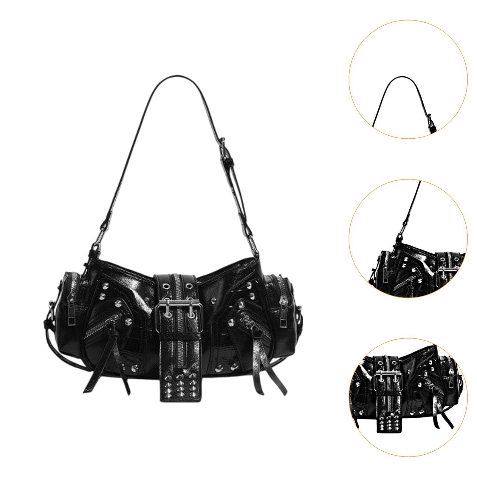 Underarm Bags for Women Luxury Small PU Leather Tote for Shopping Work Party