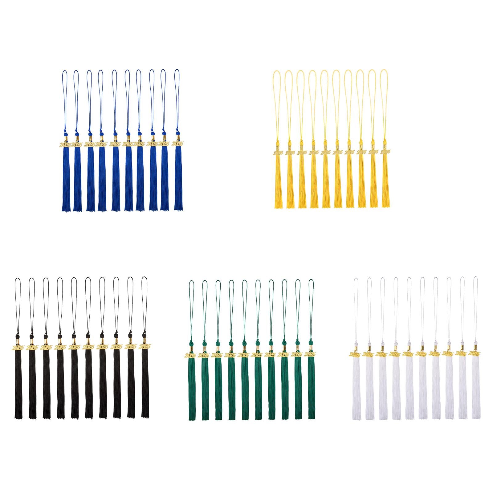10Pcs Graduation Tassels 2025 Souvenir Party Supplies Graduation Cap Tassels blue