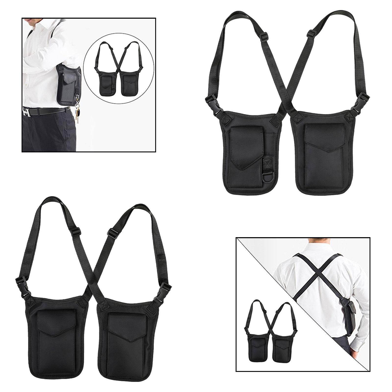 Hidden Underarm Shoulder Bag Fashion Pack Pocket for Shopping Outdoor Hiking With Keychain Buckle