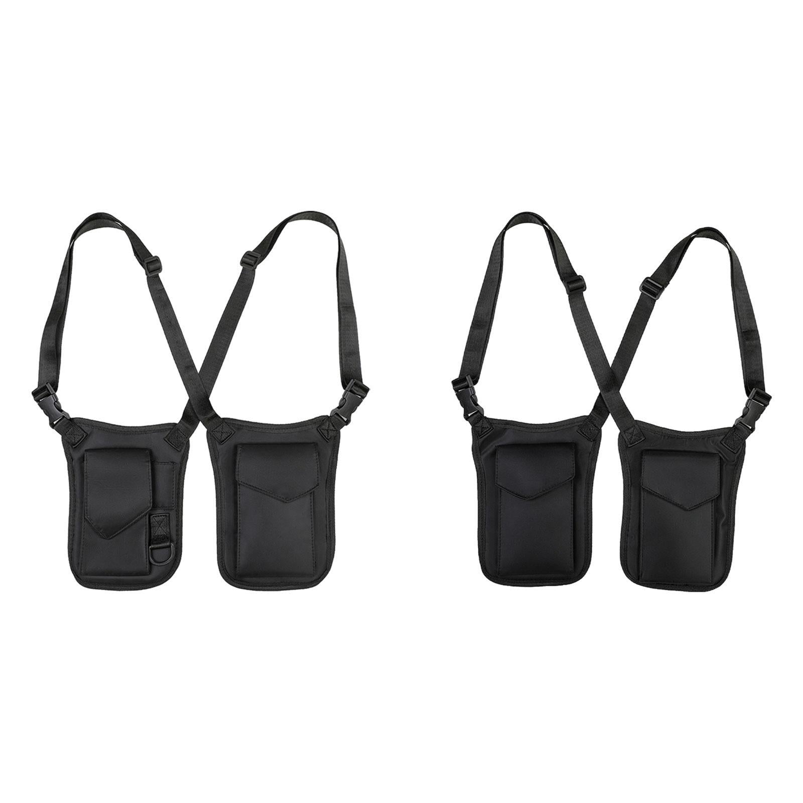Hidden Underarm Shoulder Bag Fashion Pack Pocket for Shopping Outdoor Hiking With Keychain Buckle
