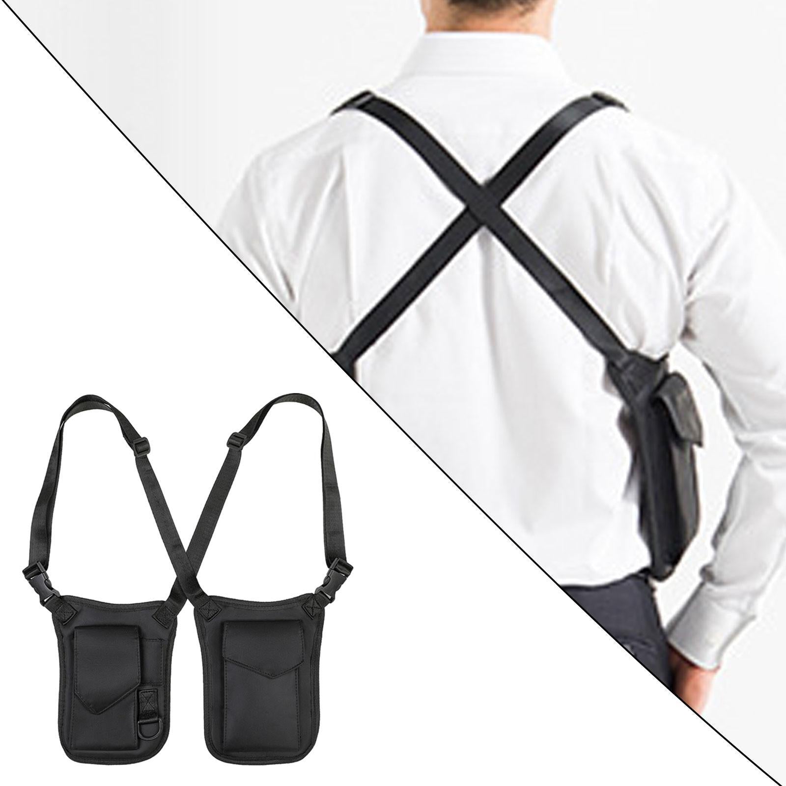 Hidden Underarm Shoulder Bag Fashion Pack Pocket for Shopping Outdoor Hiking With Keychain Buckle