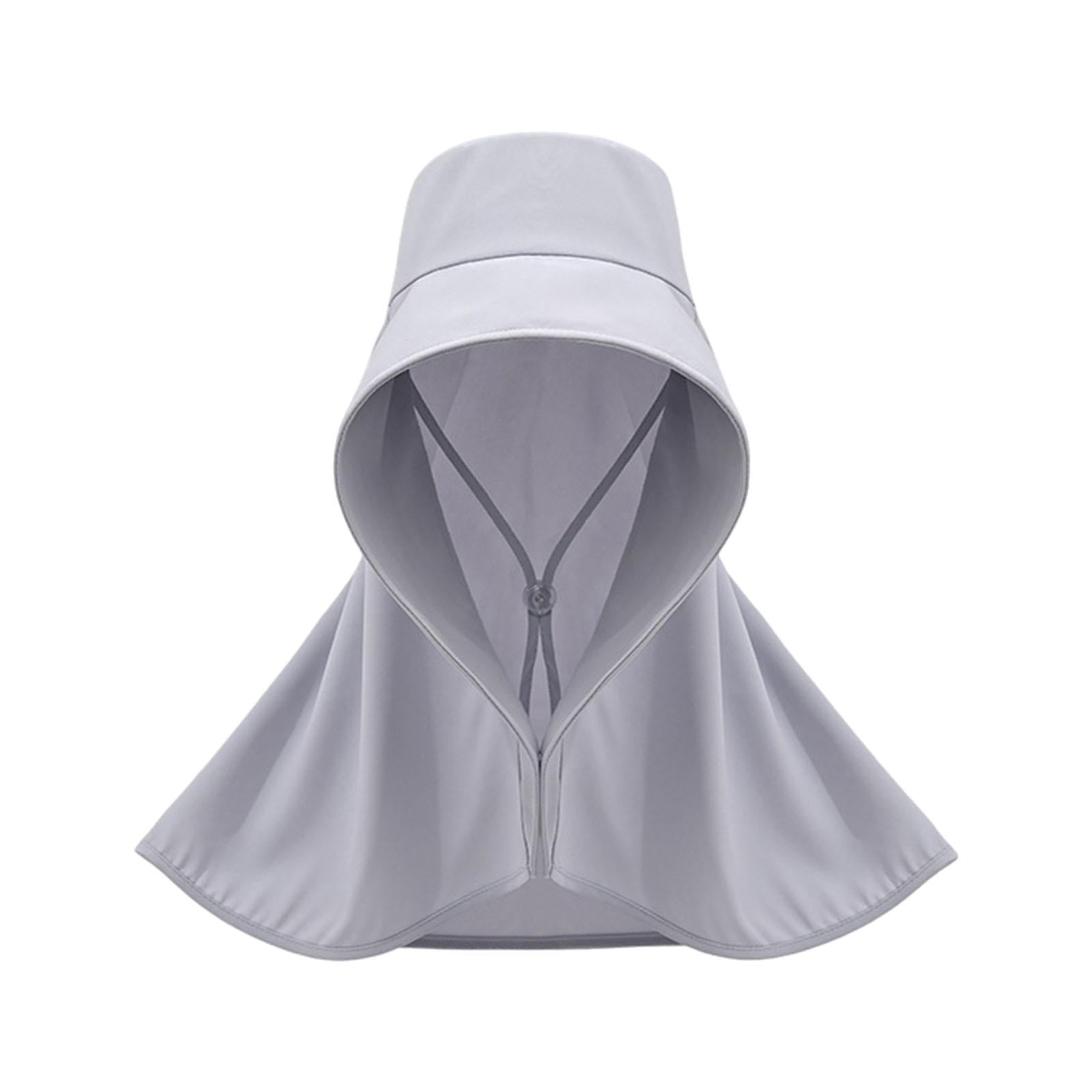 Sun Visor Hat Adjustable Beach Cap for Walking Dog Outdoor Activities Hiking Blue Gray