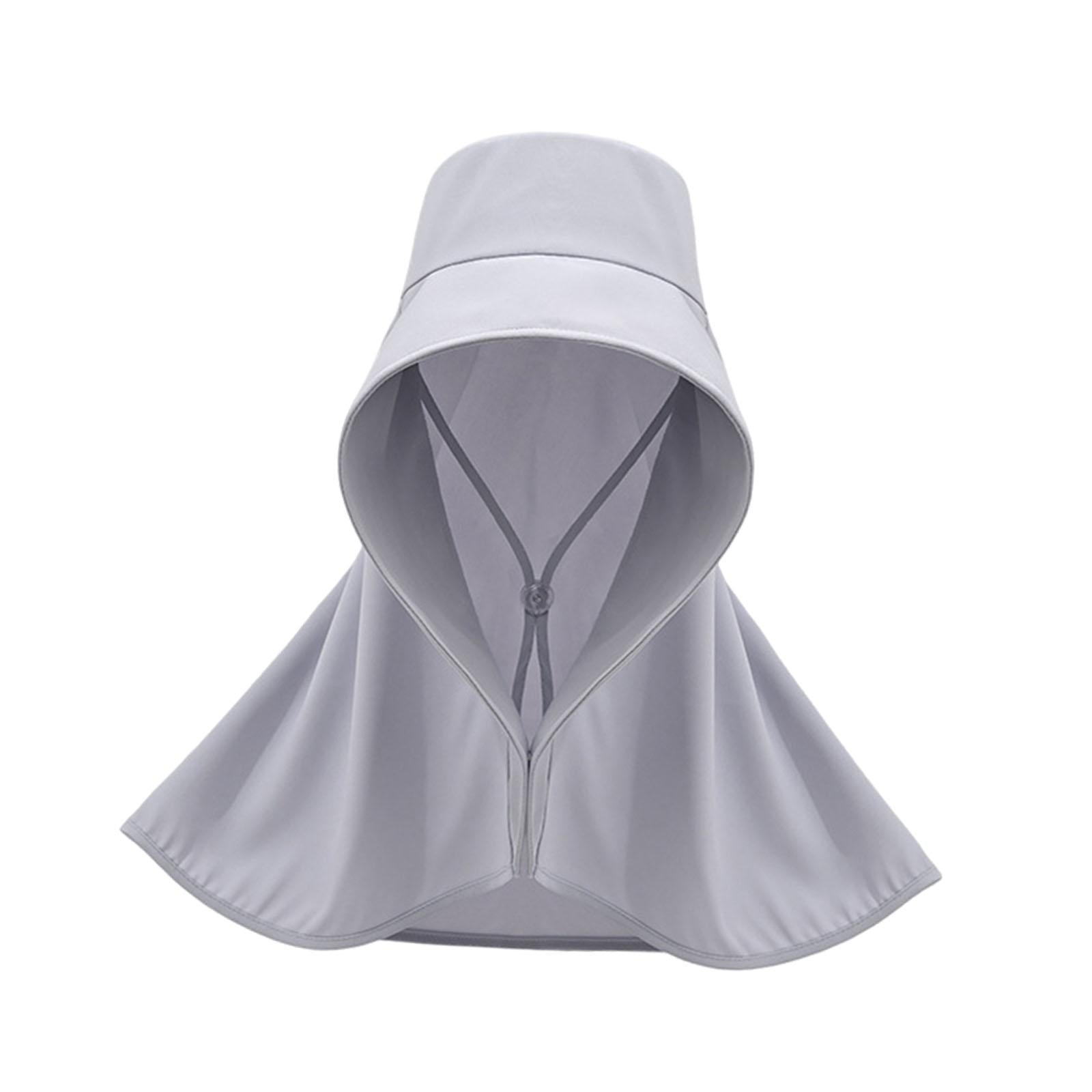 Sun Visor Hat Adjustable Beach Cap for Walking Dog Outdoor Activities Hiking Blue Gray