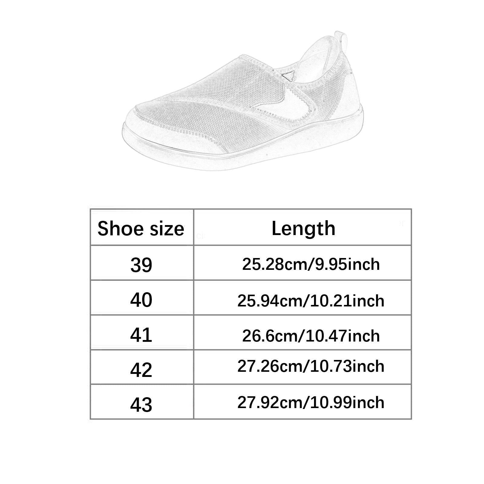 Men's Walking Shoes Low Top Cushioning Adjustable Strap Wide Round Toe Flats 42 Dark Gray