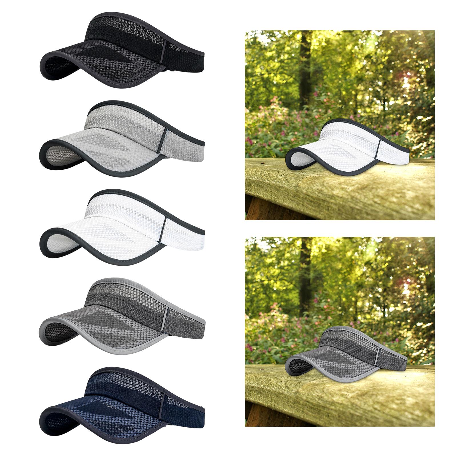 Summer Sun Hat Lightweight Outdoor Protection Cap for Vacation Tennis Sports black